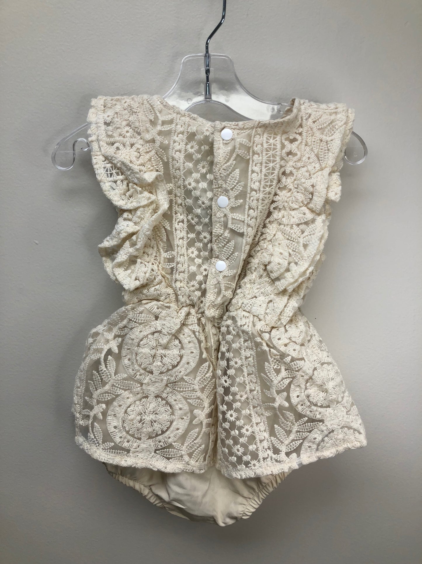 18m cream lace Romper