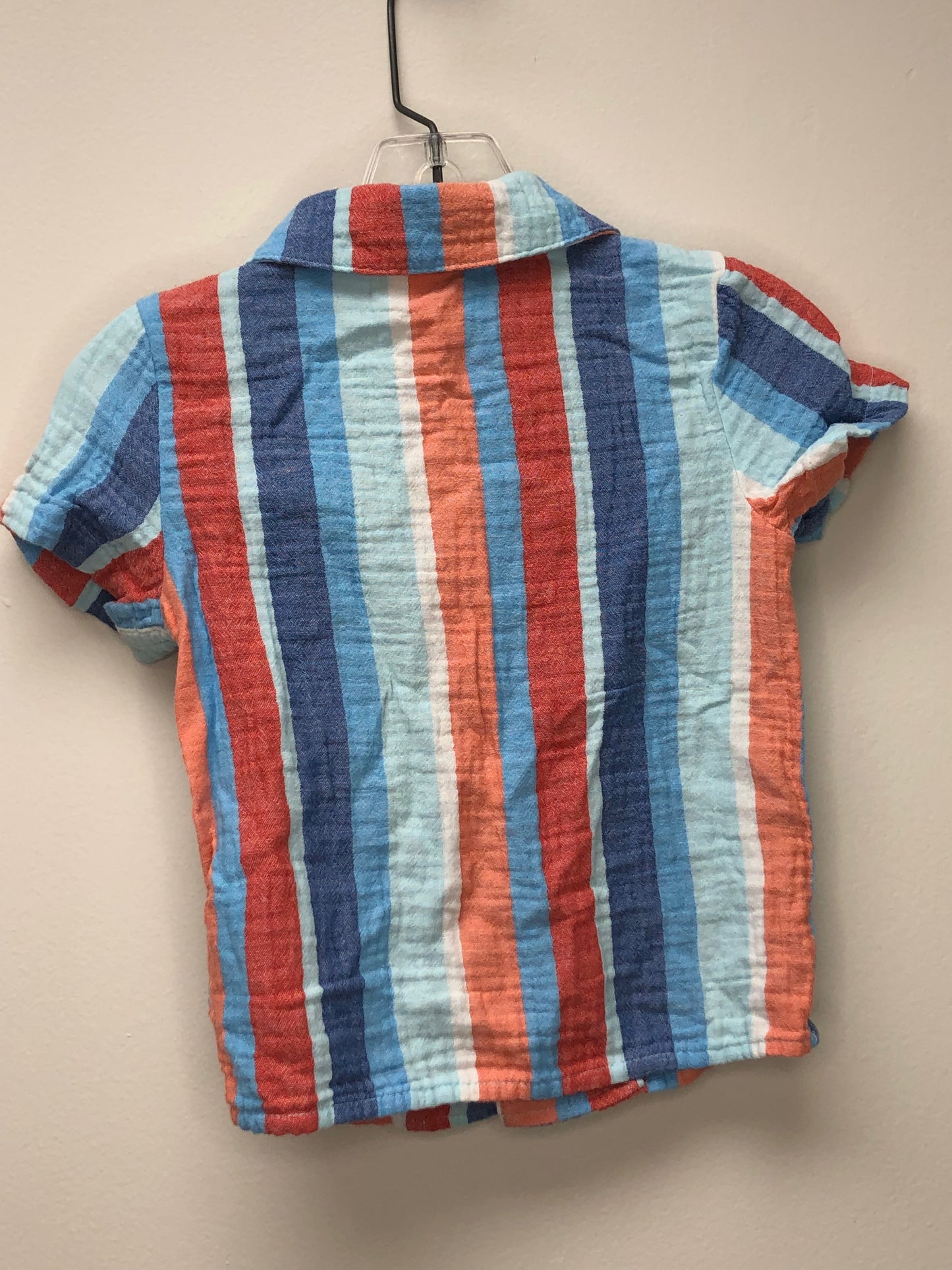 12m Cat & Jack red stripe Shirt