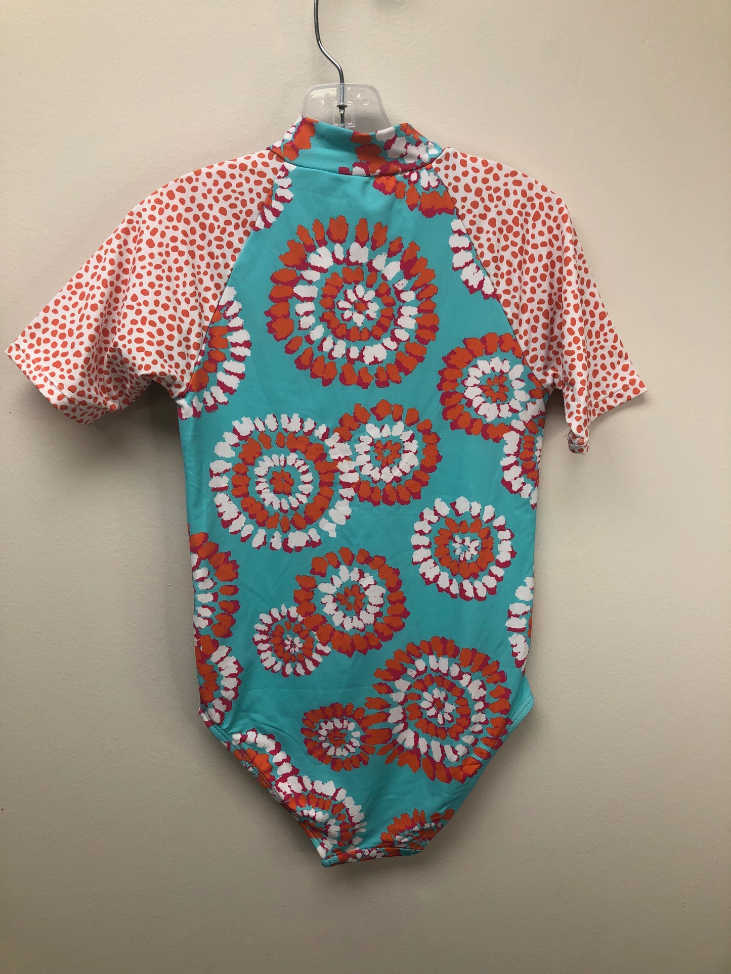 6 Hatley Child Size 6 orange print Swimwear