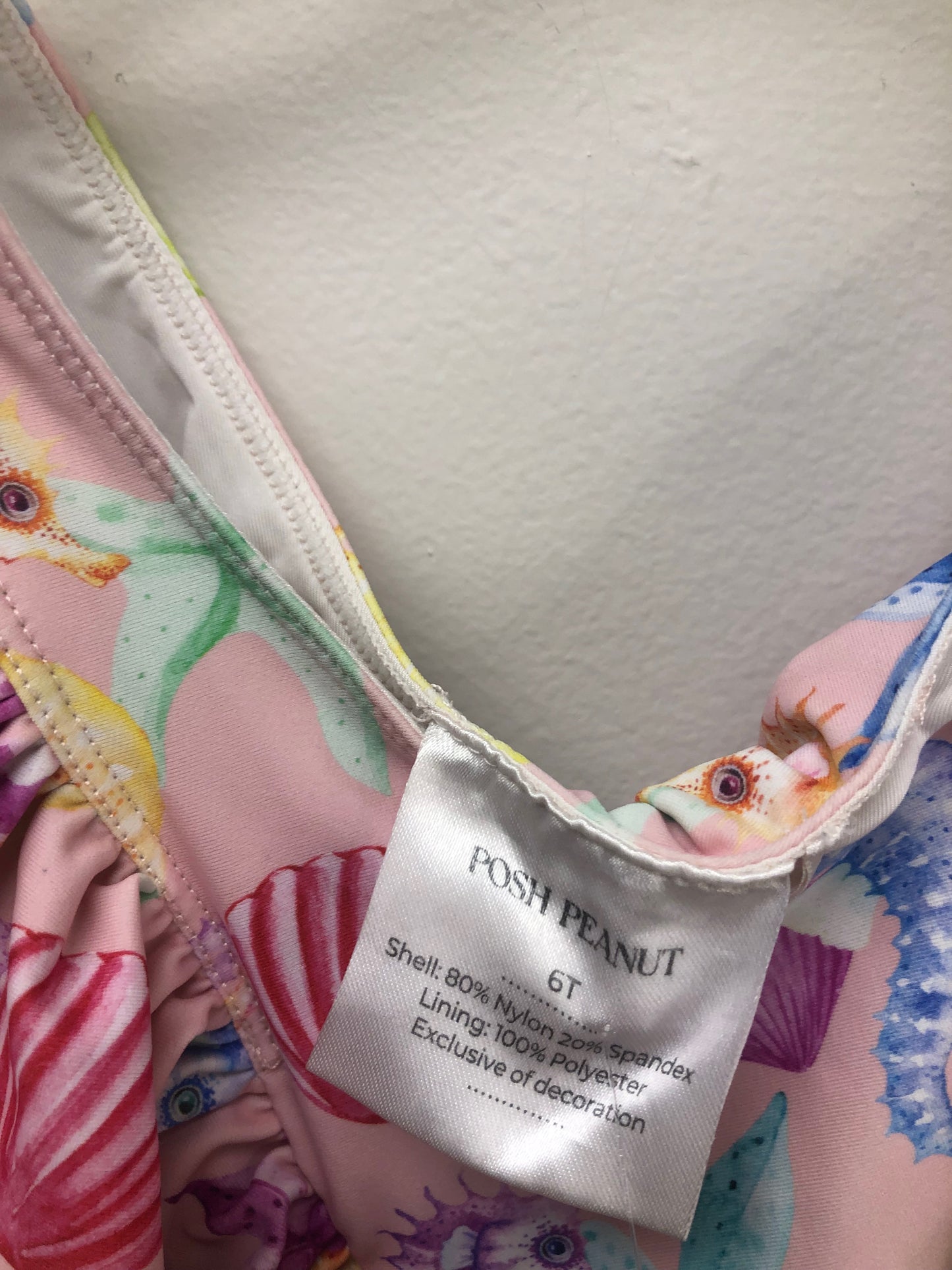6 Posh Peanut pink sea creatures Swimwear