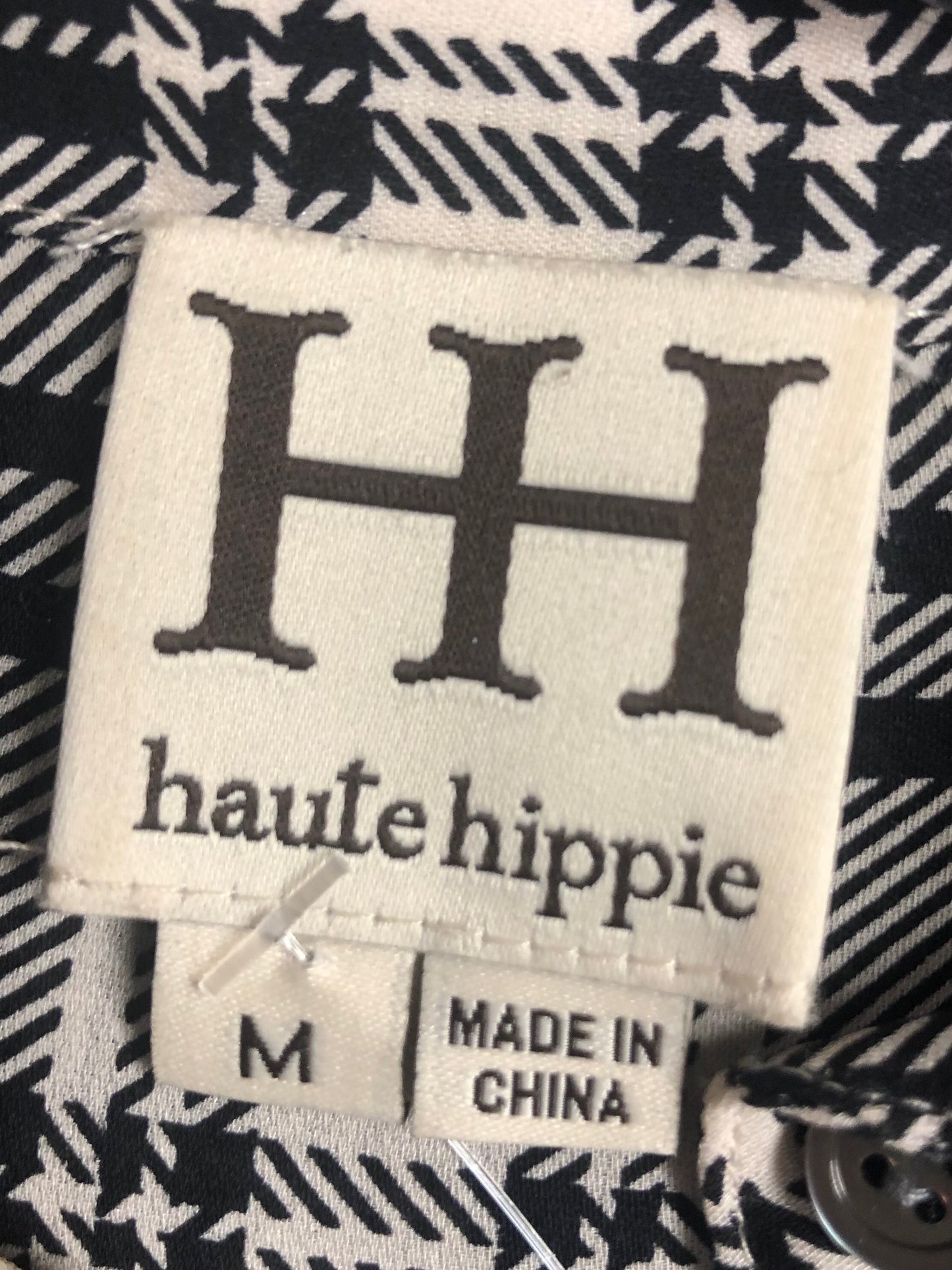 Medium Haute Hippie black plaid Shirt
