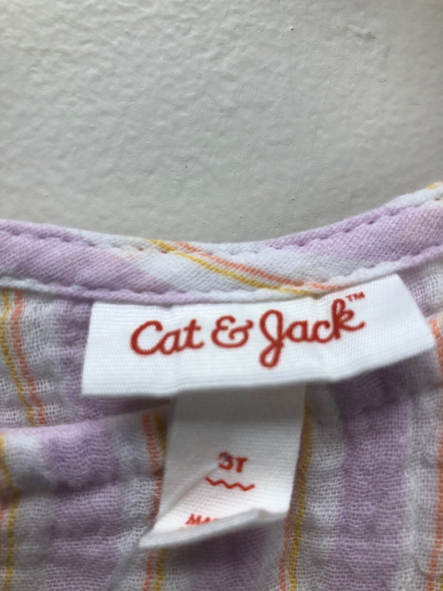 5 Cat & Jack pink stripe Dress