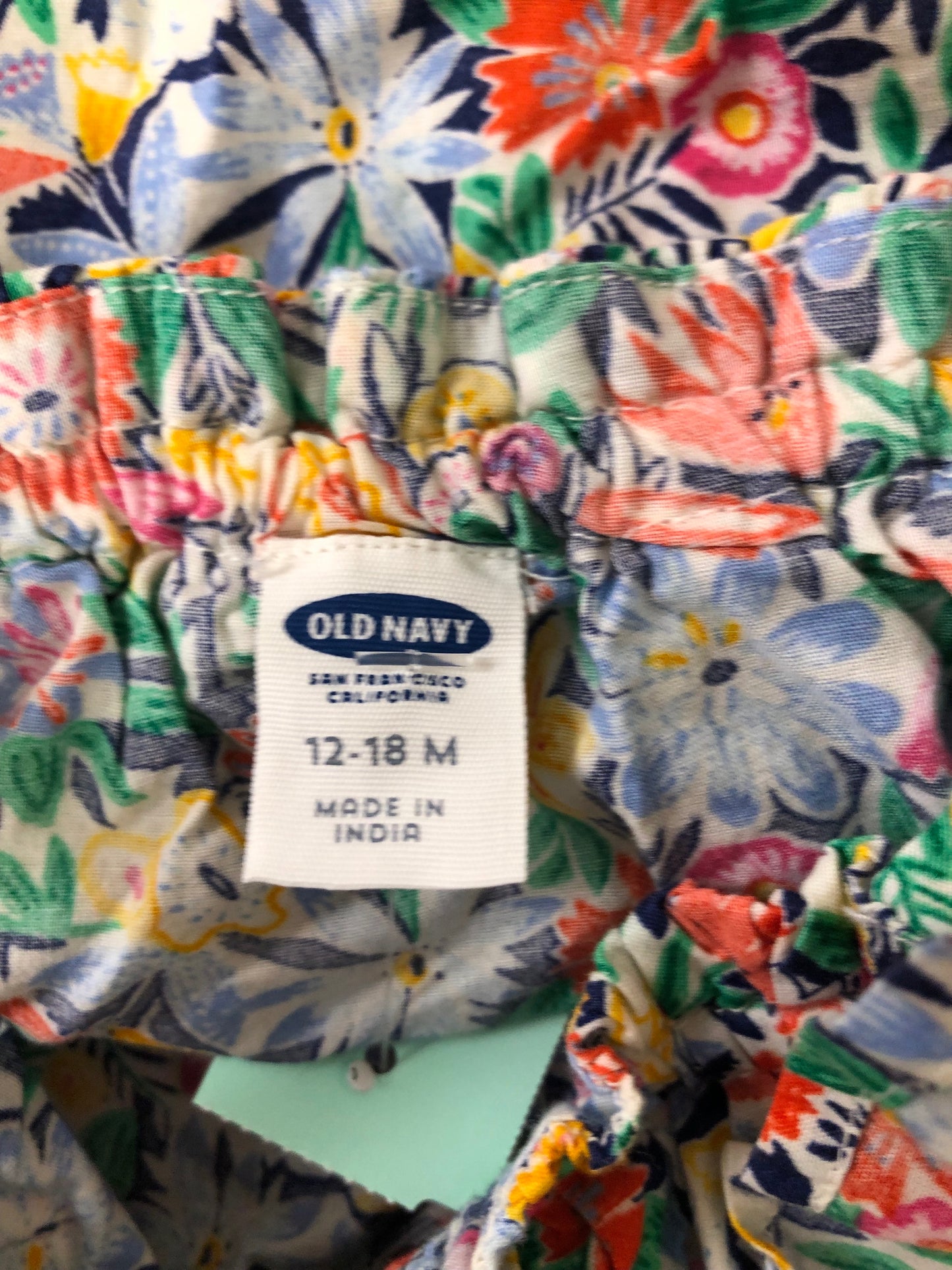 12-18m Old Navy Multi-Color floral Romper