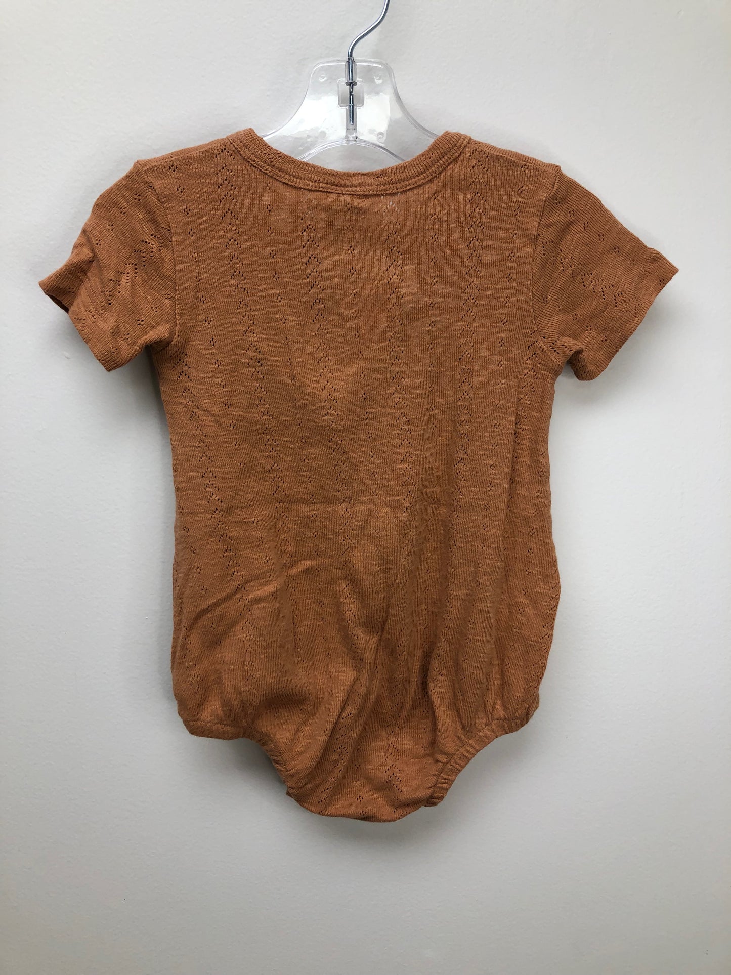 12-18m Kate Quinn rust pointelle Romper