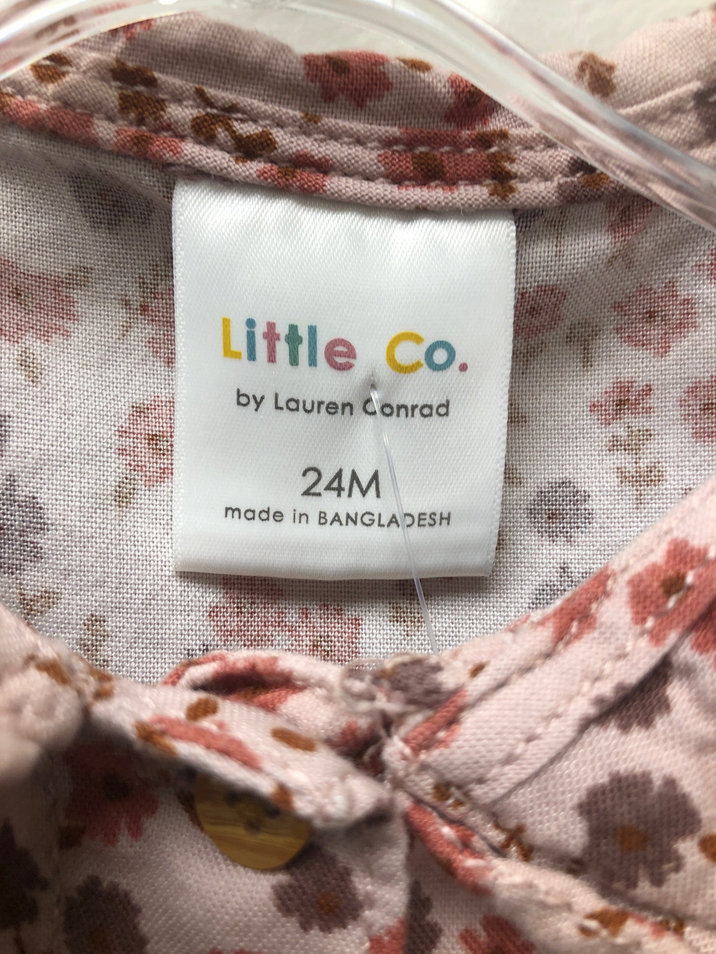 24m Little Co. pink floral Dress