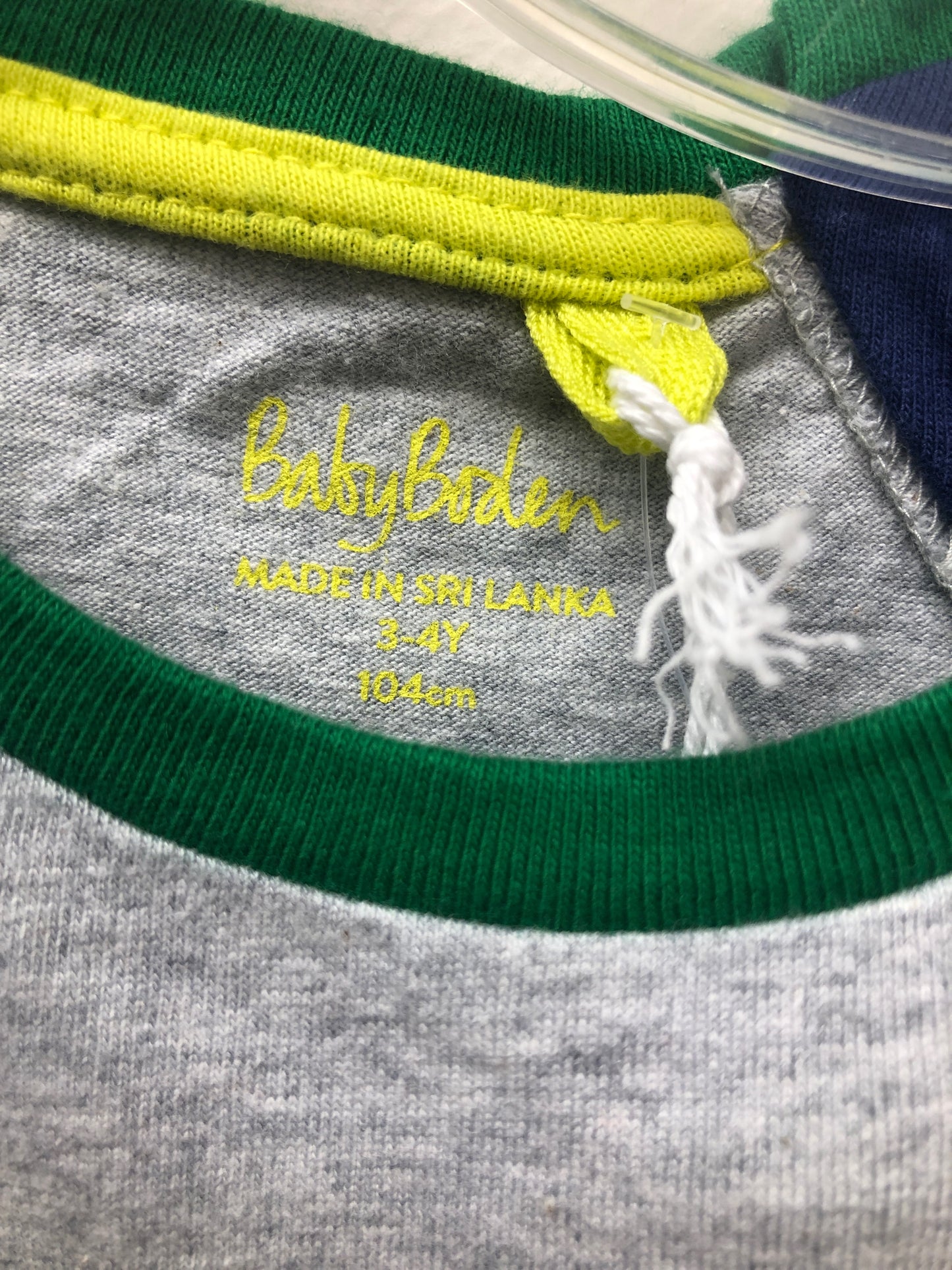 3-4 NEW Baby Boden gray NEW Shirt