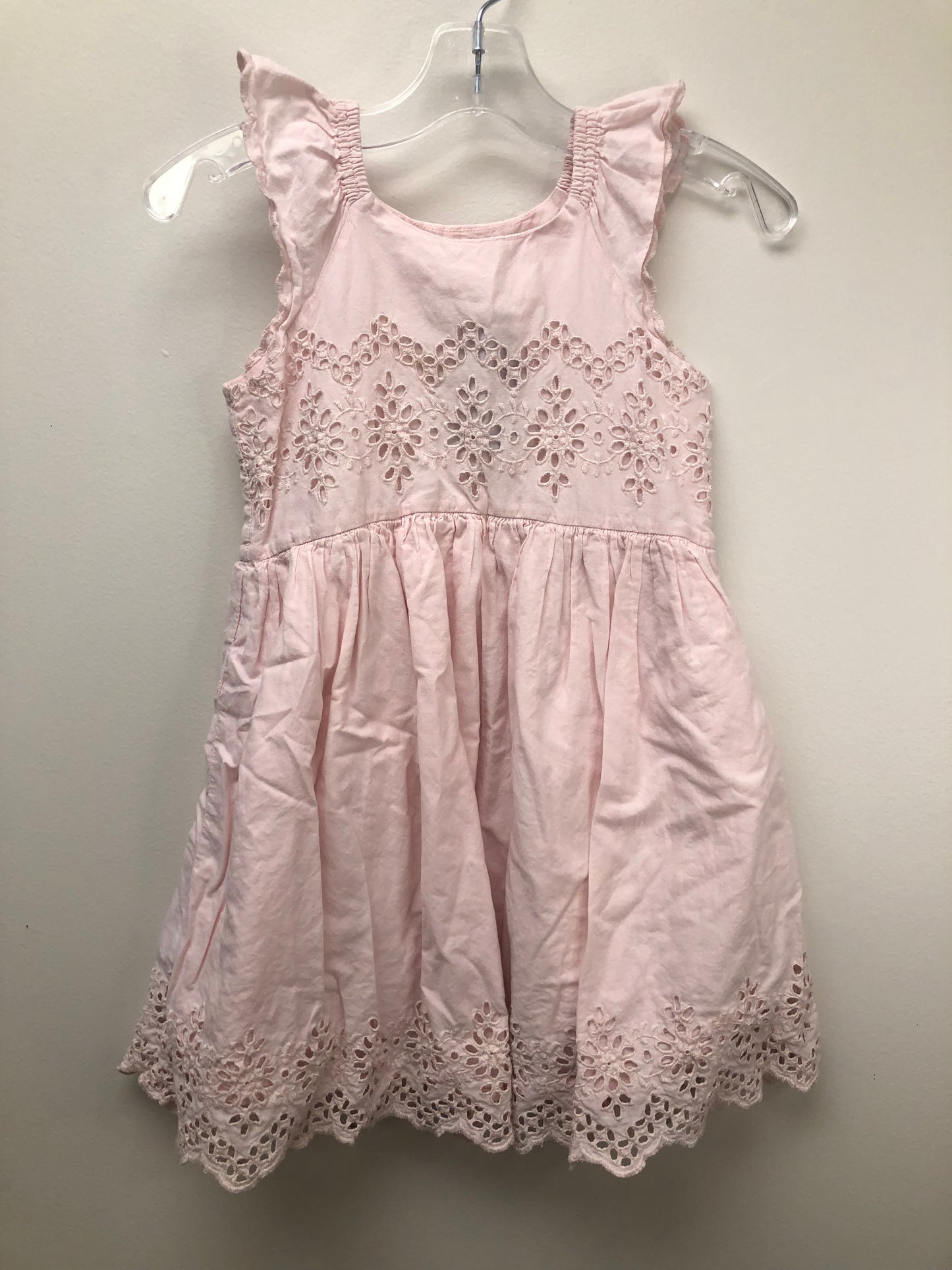 5 GAP pink eyelet Dress