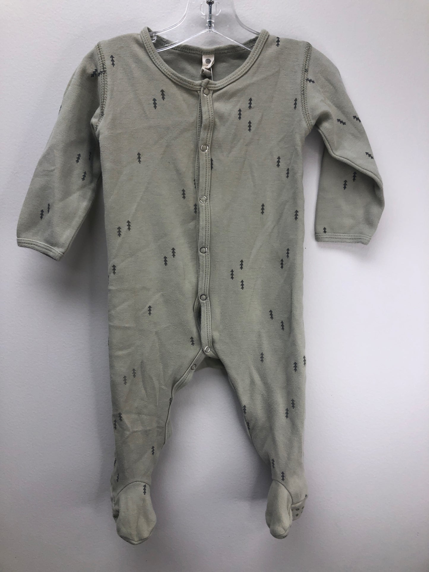 6-12 Months Quincy Mae green Trees Pajamas