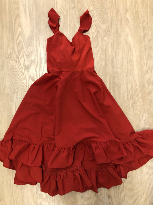Mia Joy Child Size 6 Rust Dress