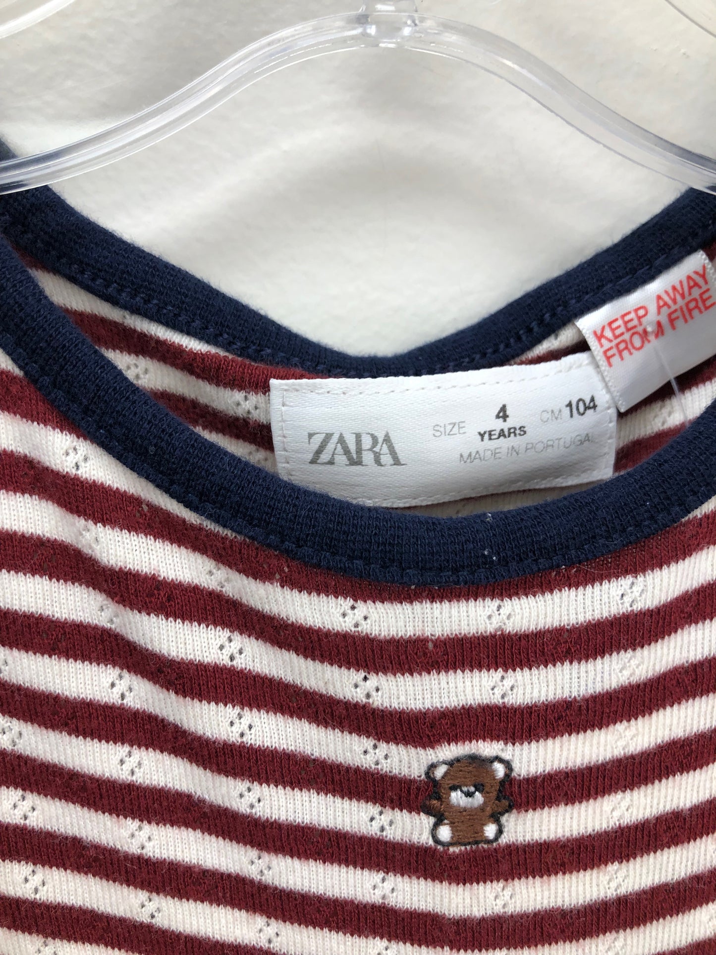 4 Zara red stripe Shirt