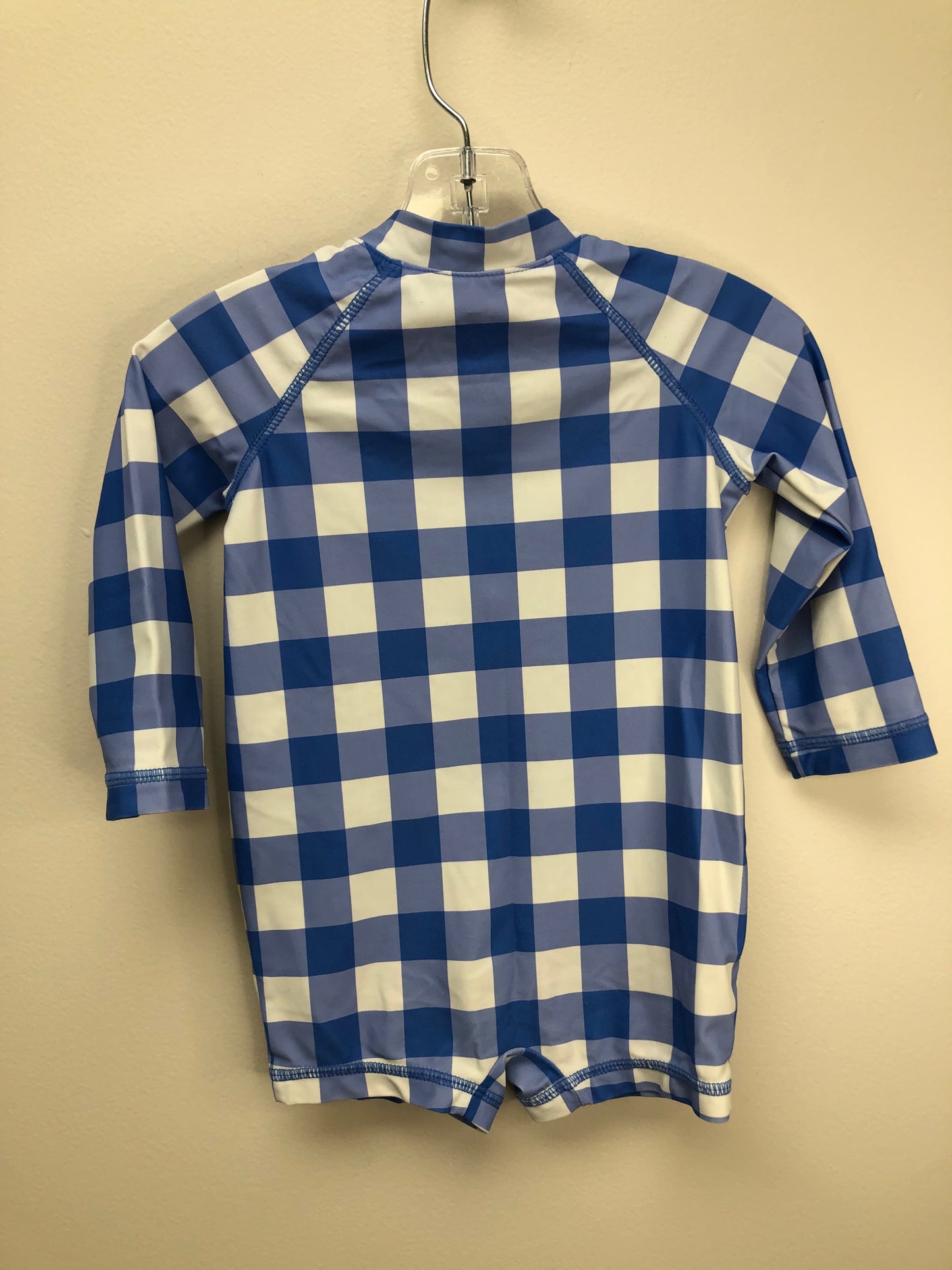 6-12m Primary blue checkered Swimwear