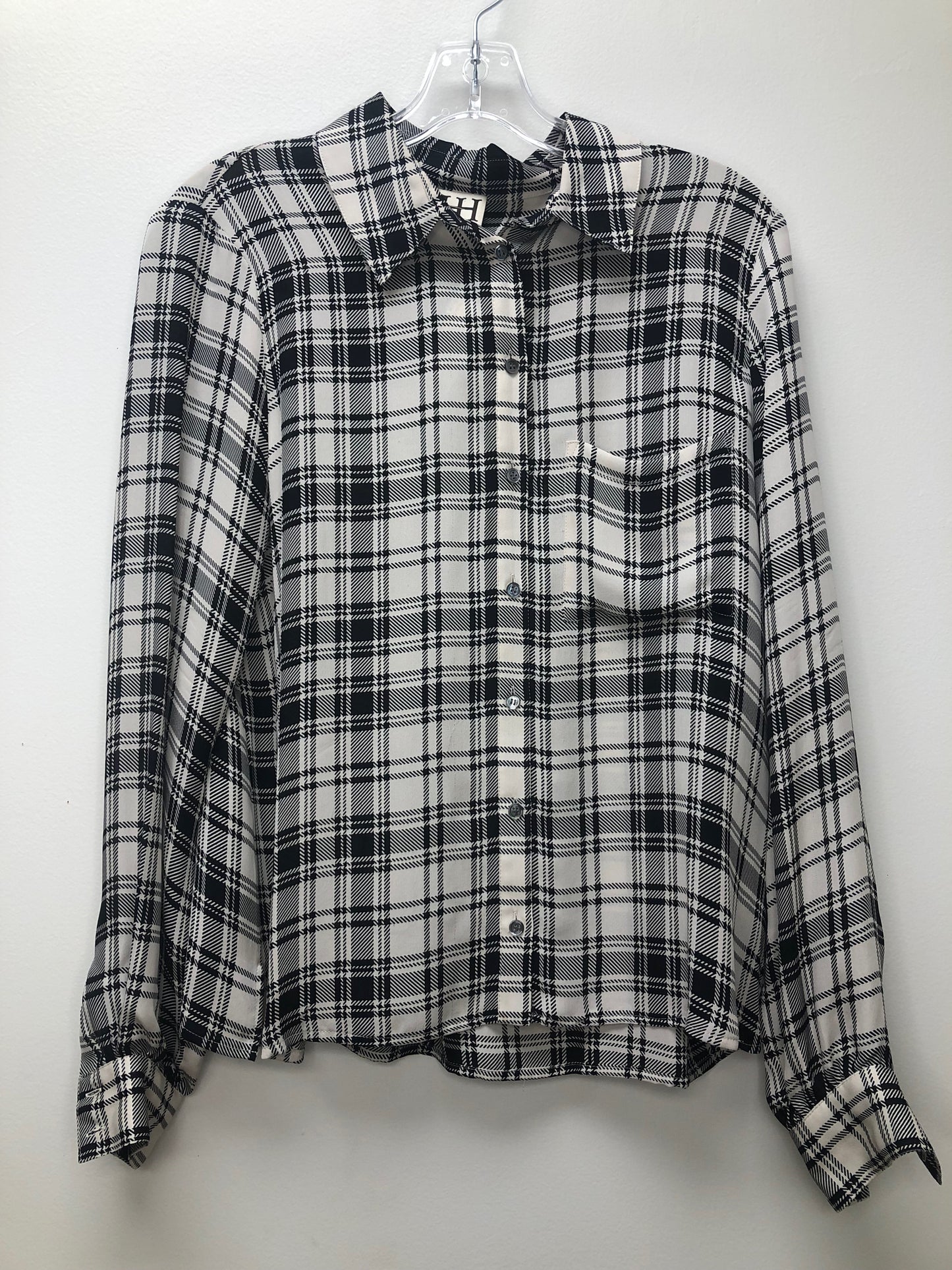 Medium Haute Hippie black plaid Shirt