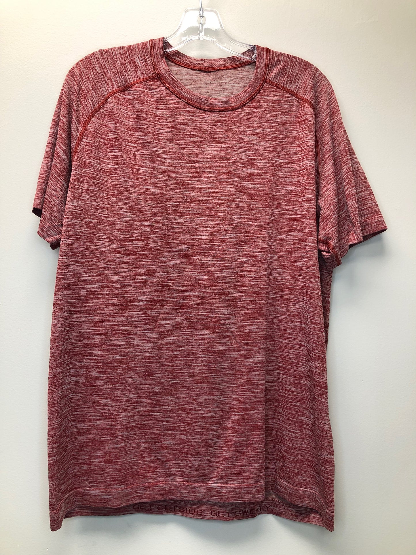Large Lululemon red heather Shirt
