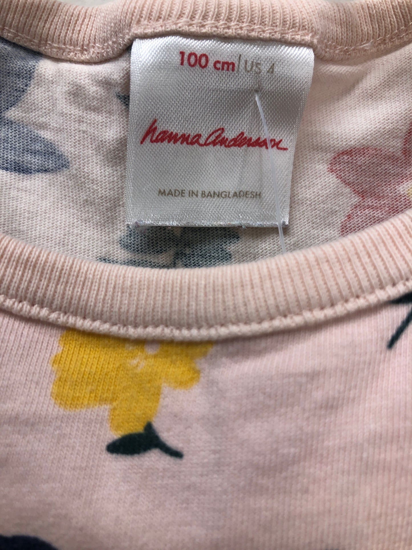 4Hanna Andersson pink floral Dress