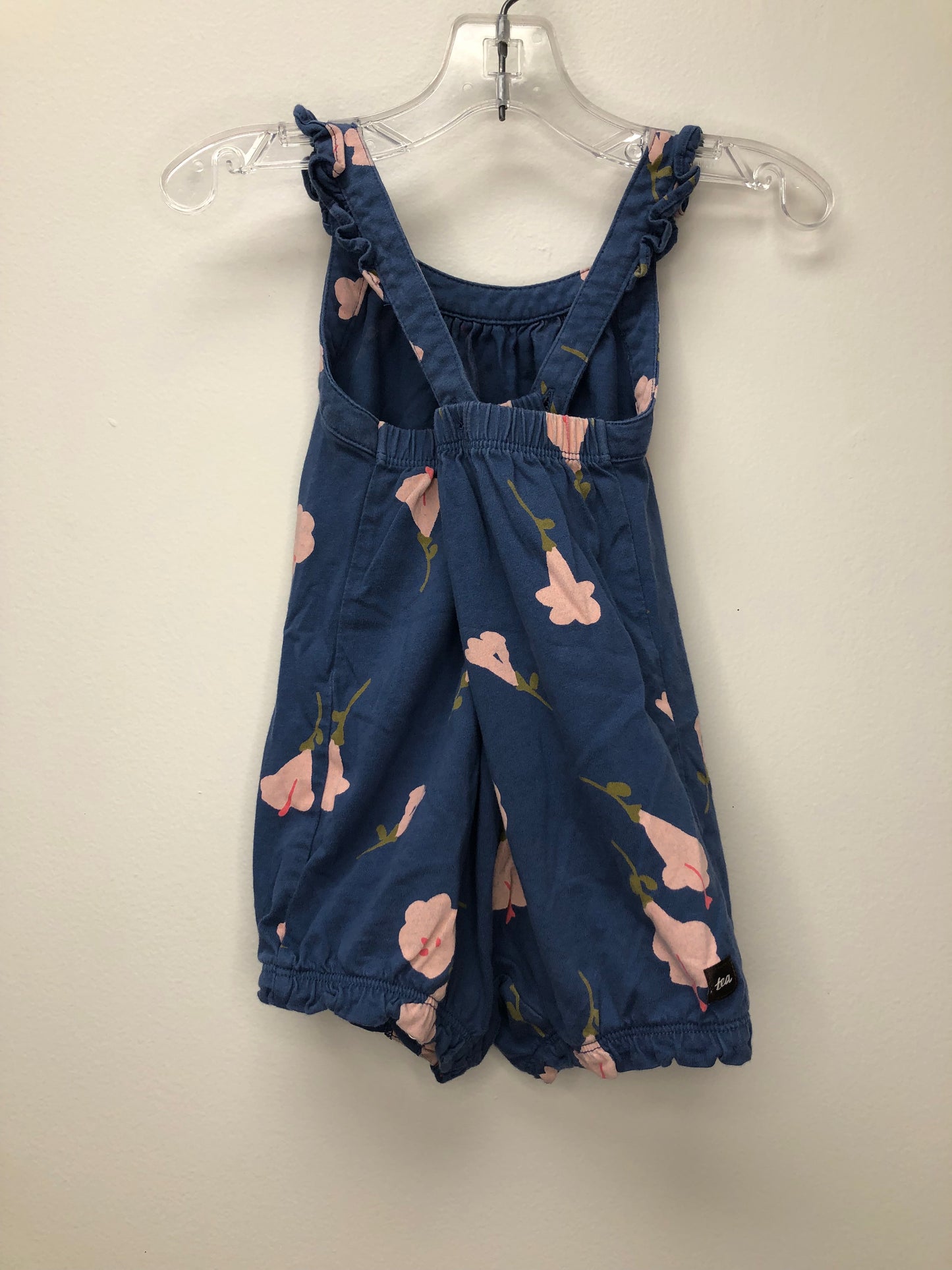 18-24m tea navy floral Romper