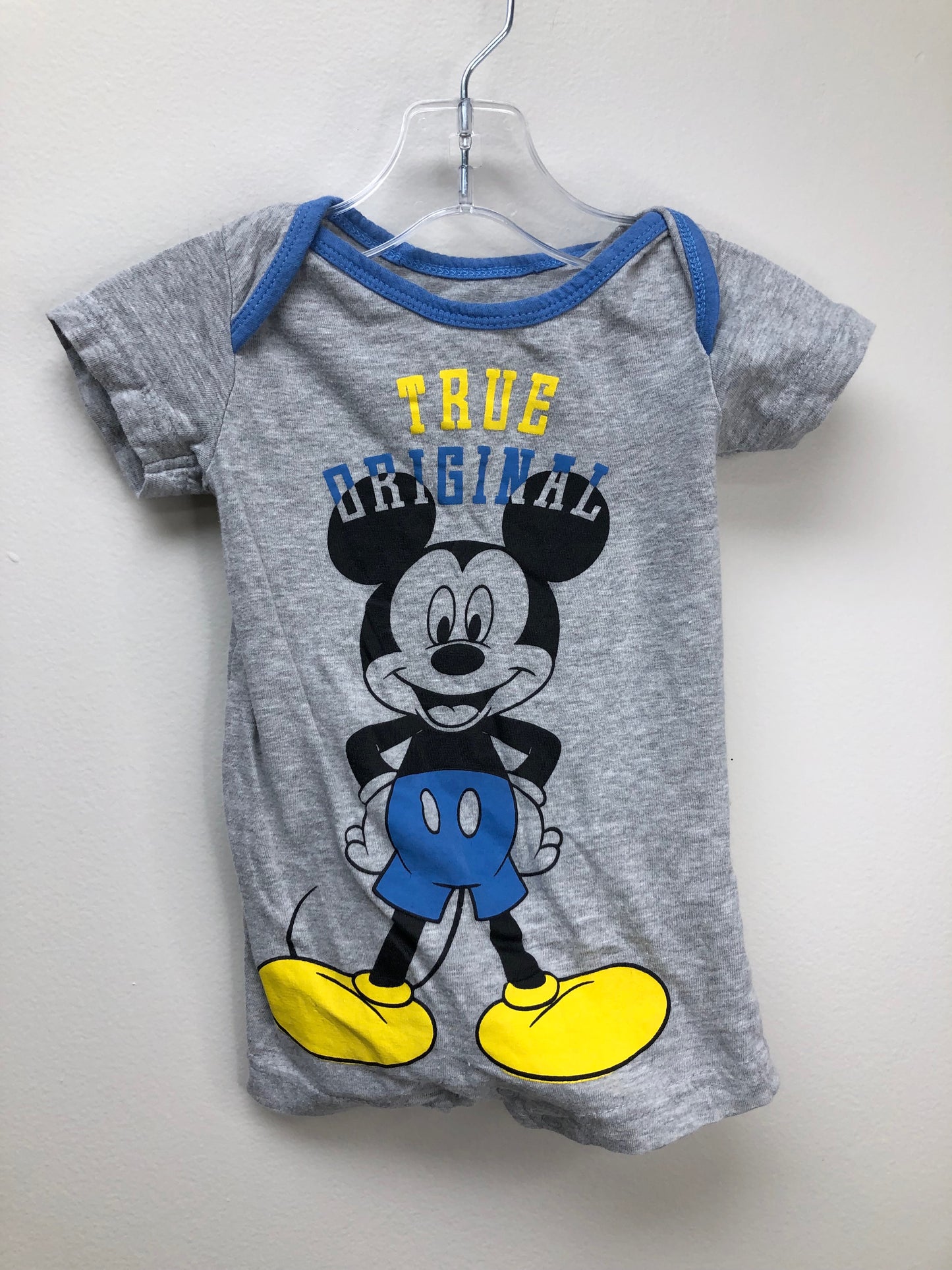 3m Disney gray Mickey Mouse Romper