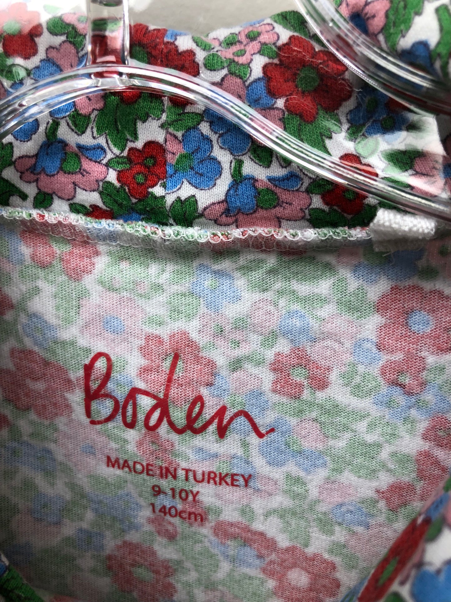 9-10 Boden Multi-Color floral Dress