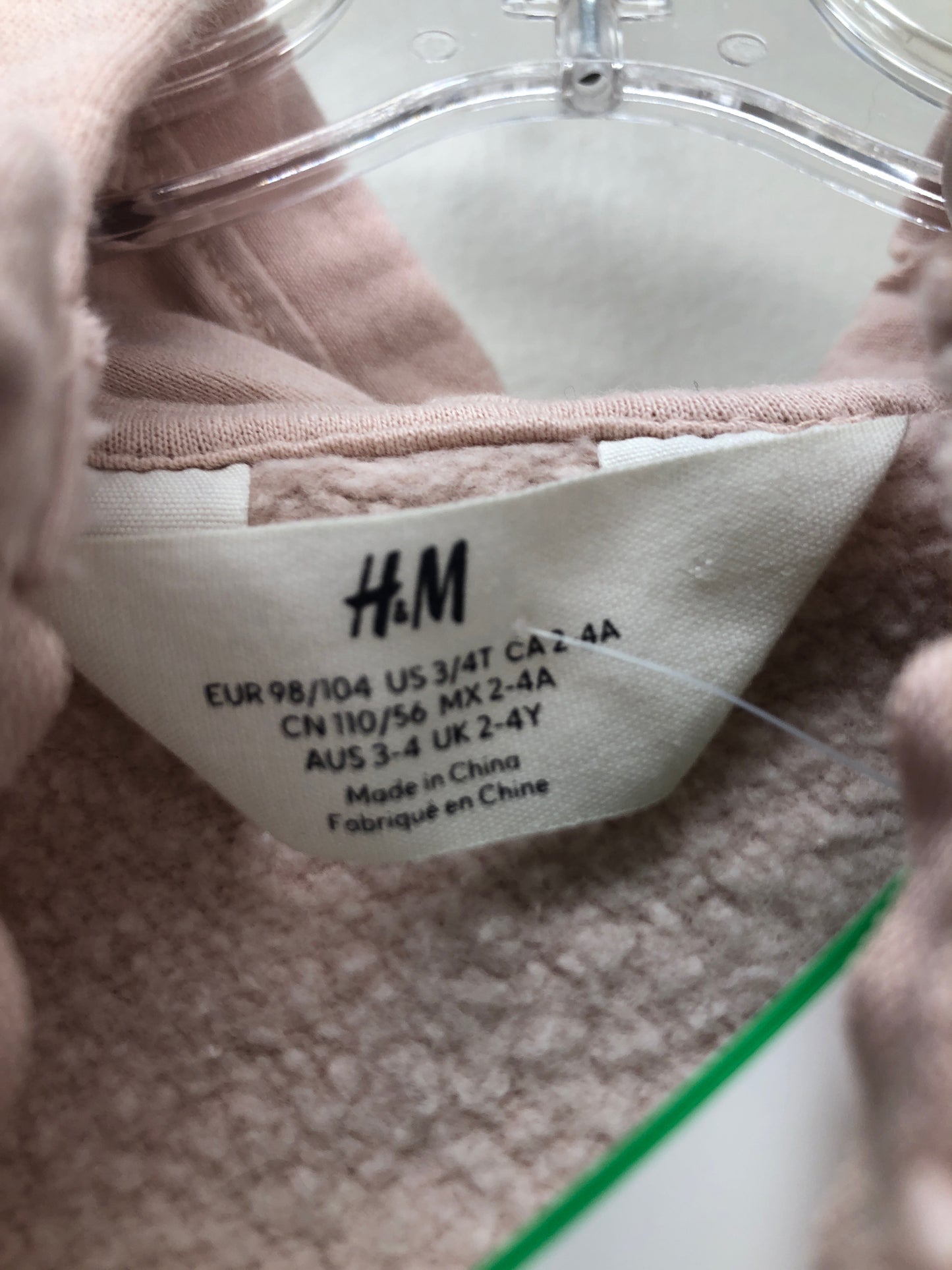 3/4 H&M pink Minnie Mouse Sweatshirt