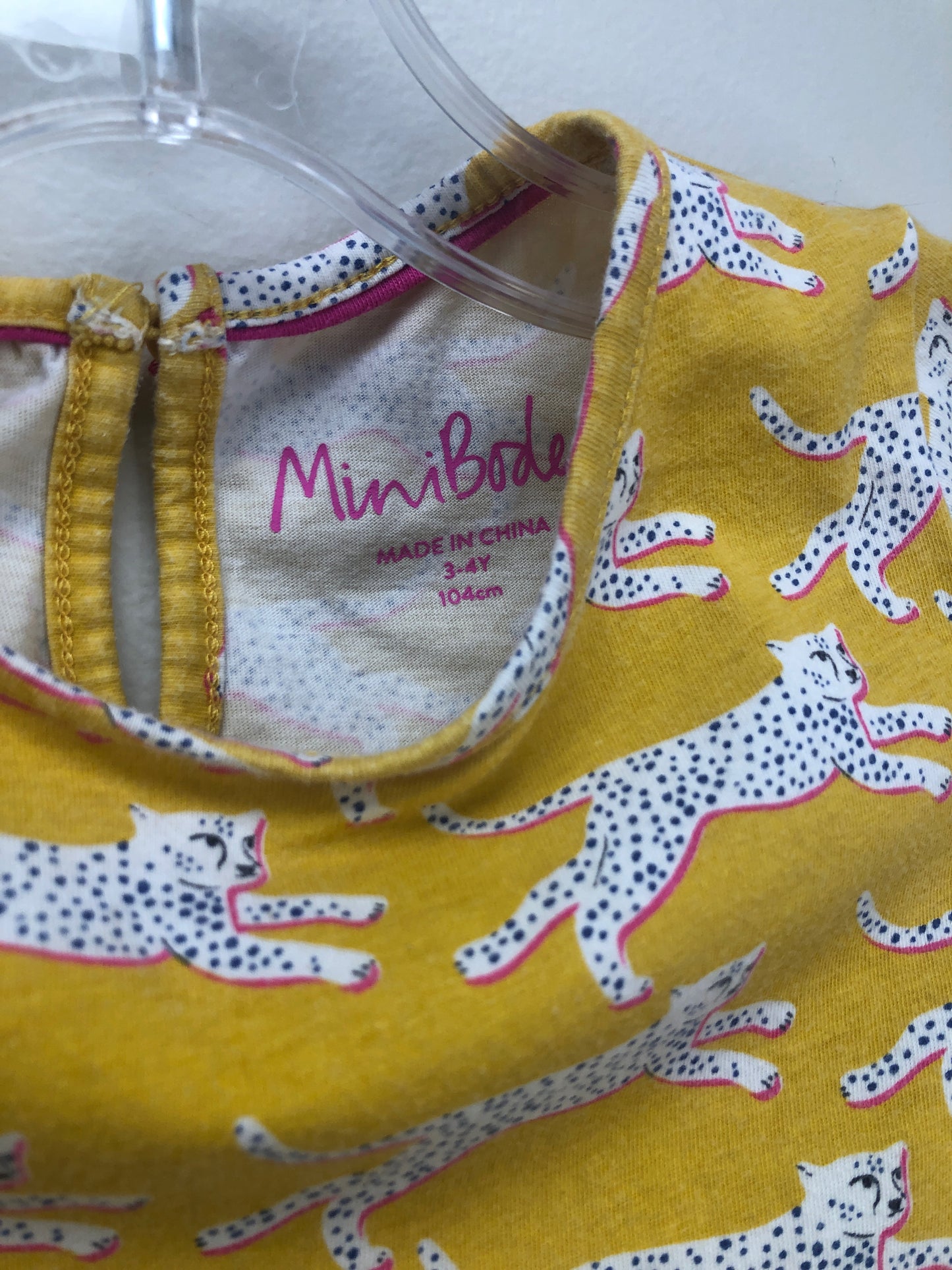 3/4 Boden yellow animal Shirt