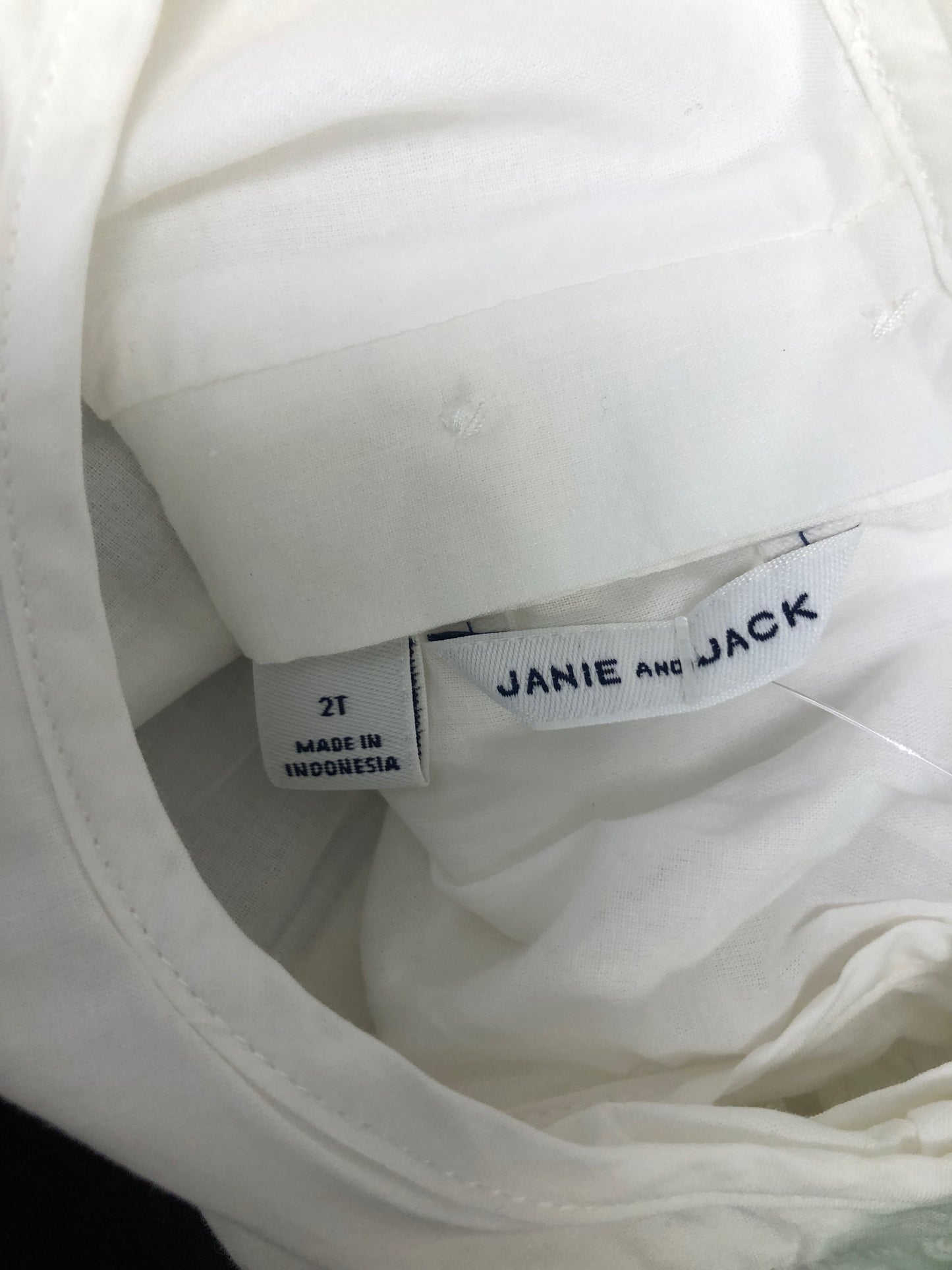 2T Janie and Jack white Shirt