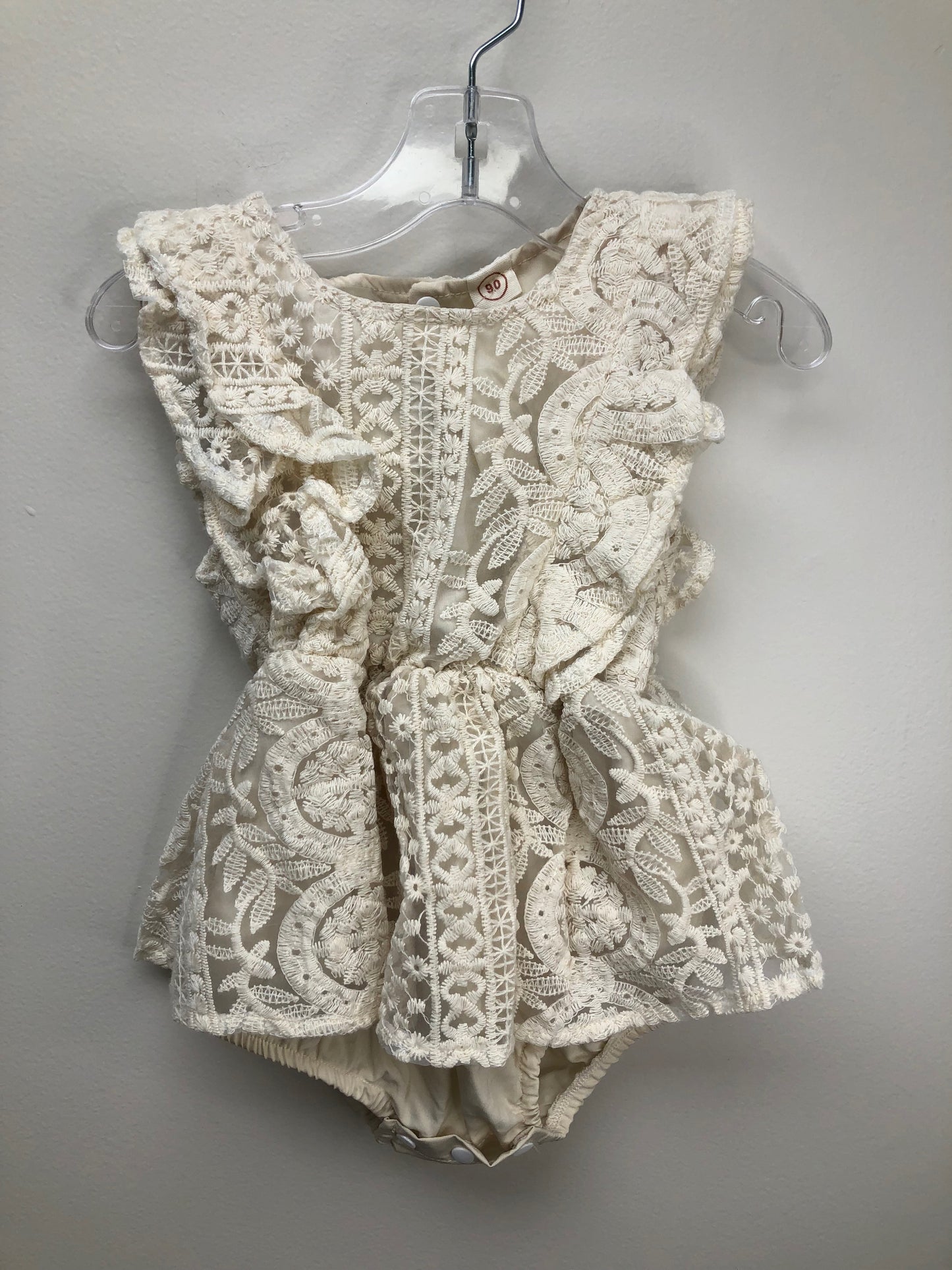 18m cream lace Romper