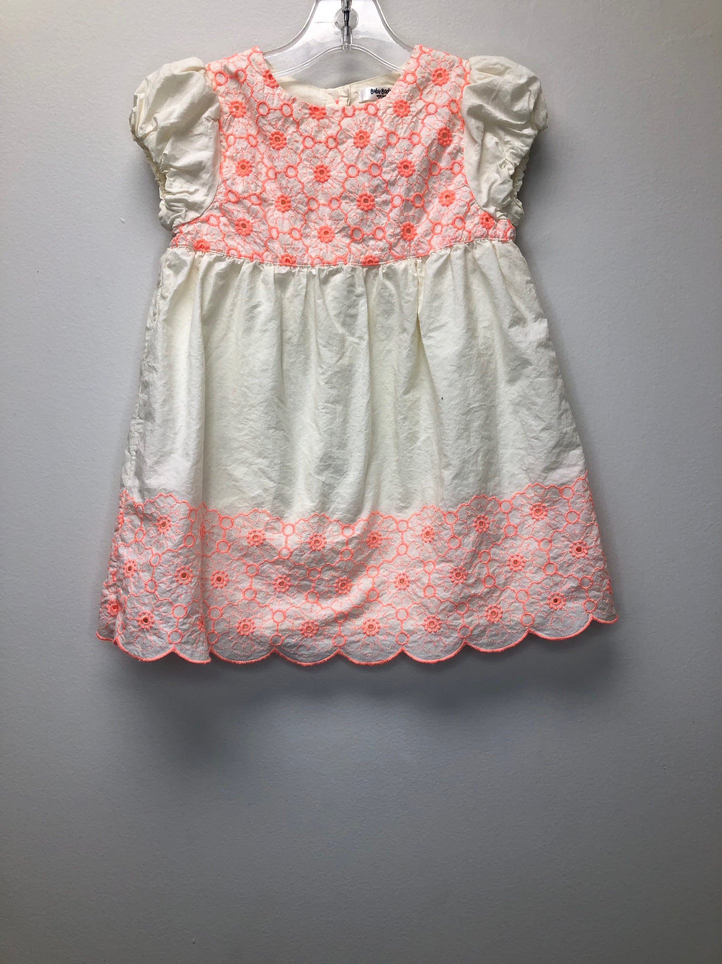 18-24m Baby Bodem cream eyelet Dress