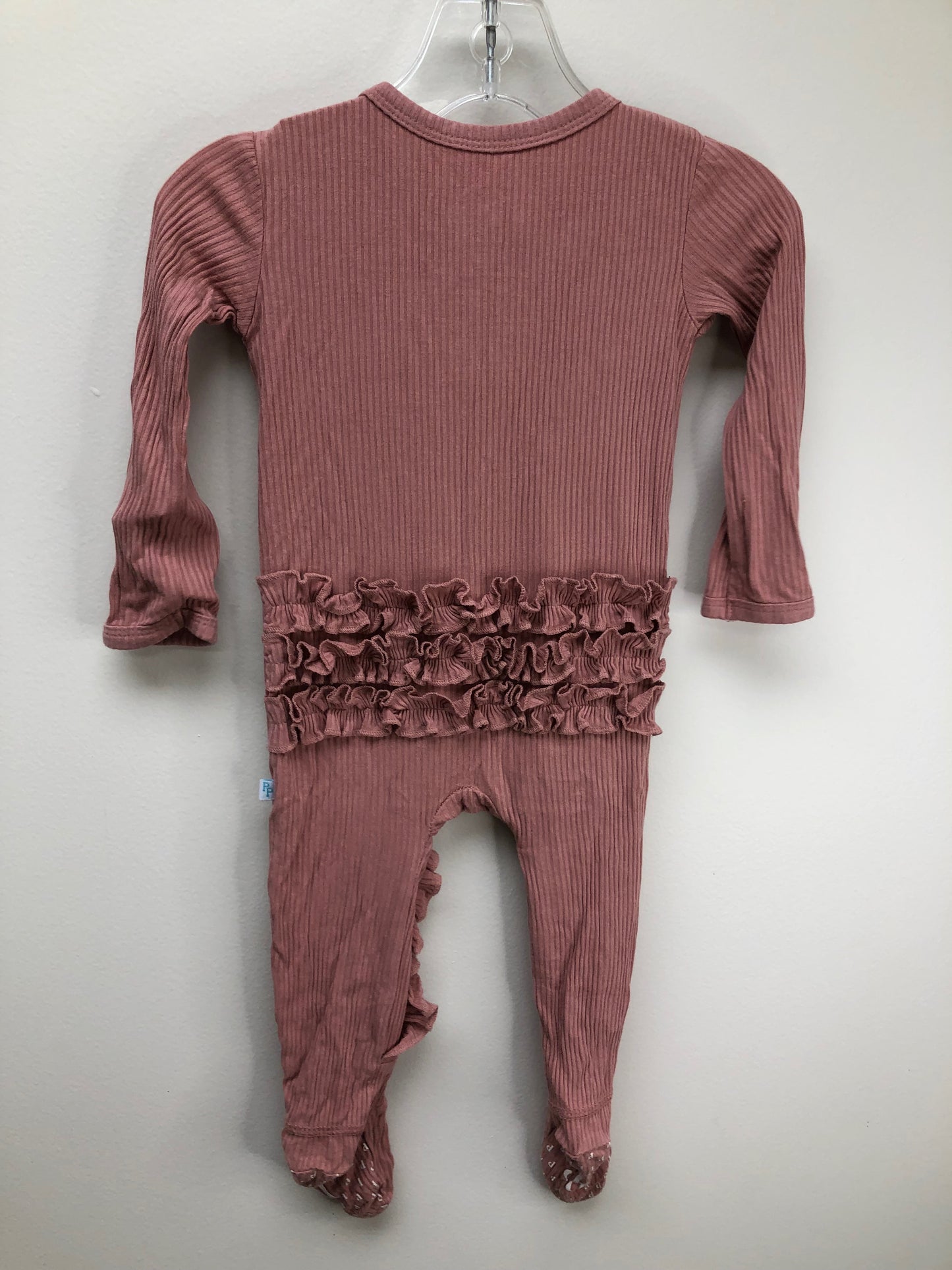 6-9m Posh Peanut pink ribbed Sleeper