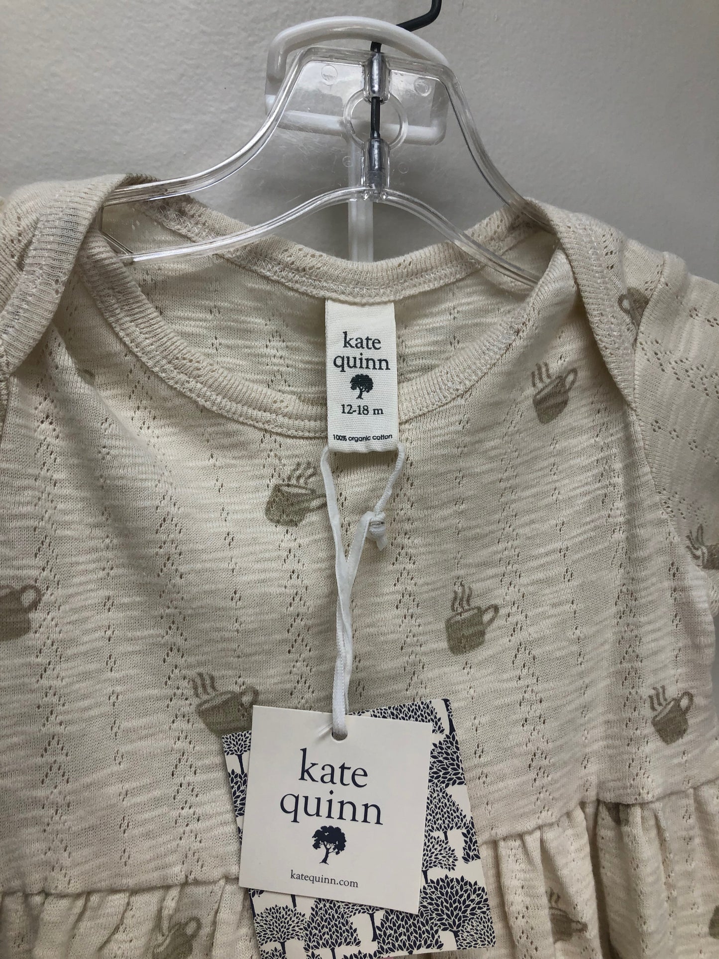 12-18 Months Kate Quinn cream pointelle Dress