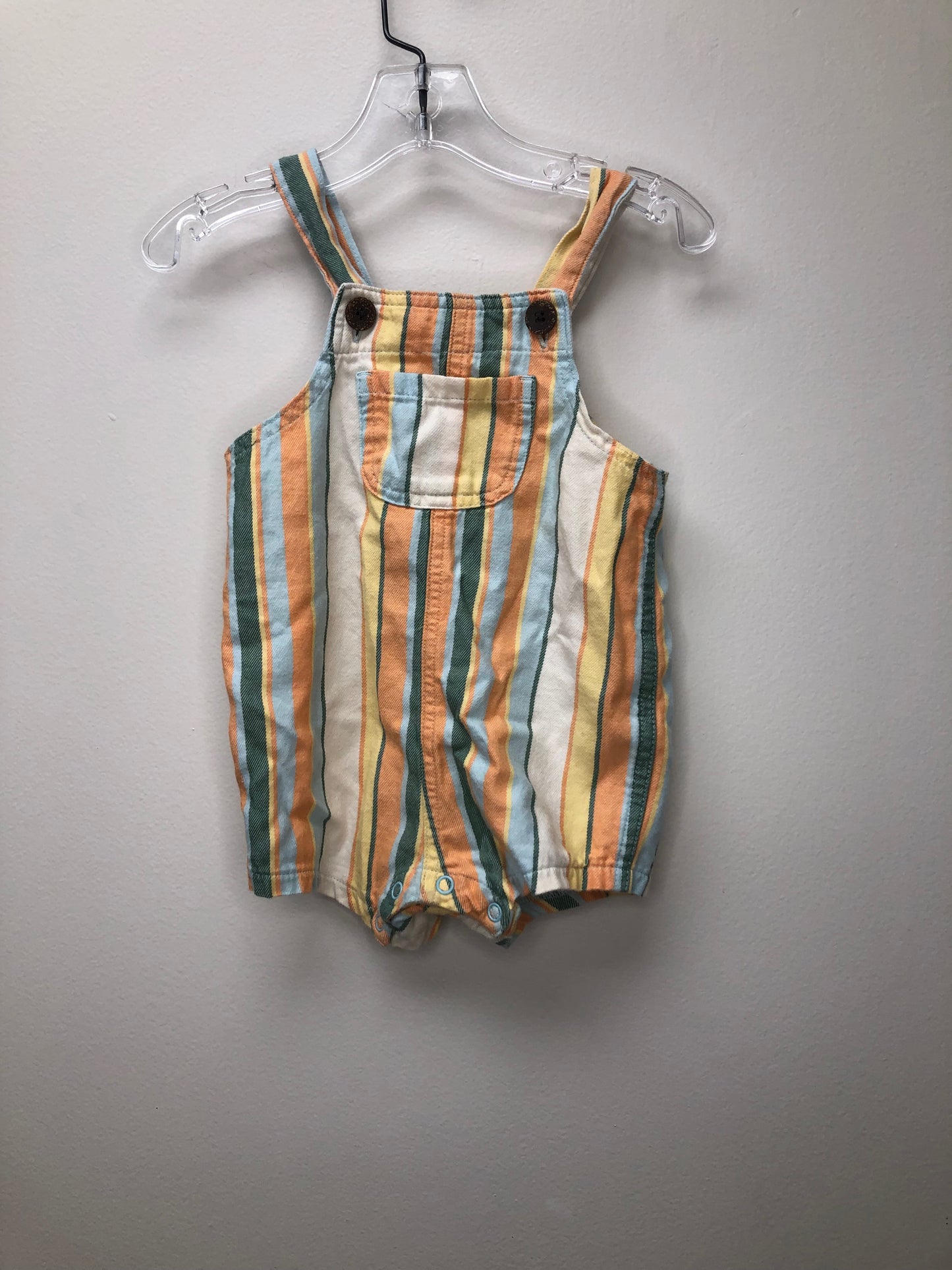 6-12m orange stripe Shortall