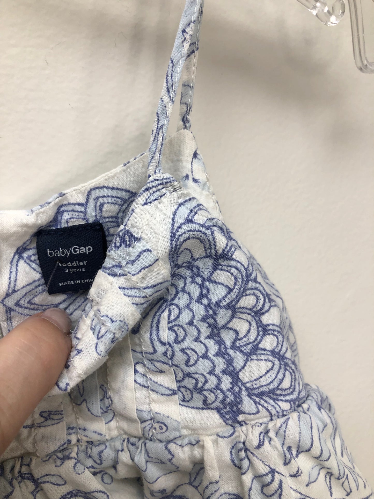 3T GAP blue floral Dress