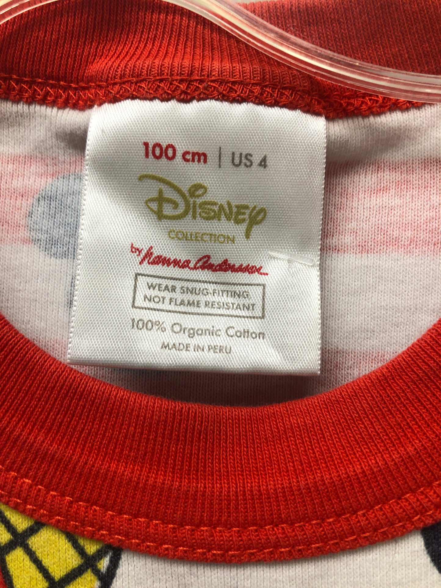 4 Hanna Andersson red stripe Pajamas
