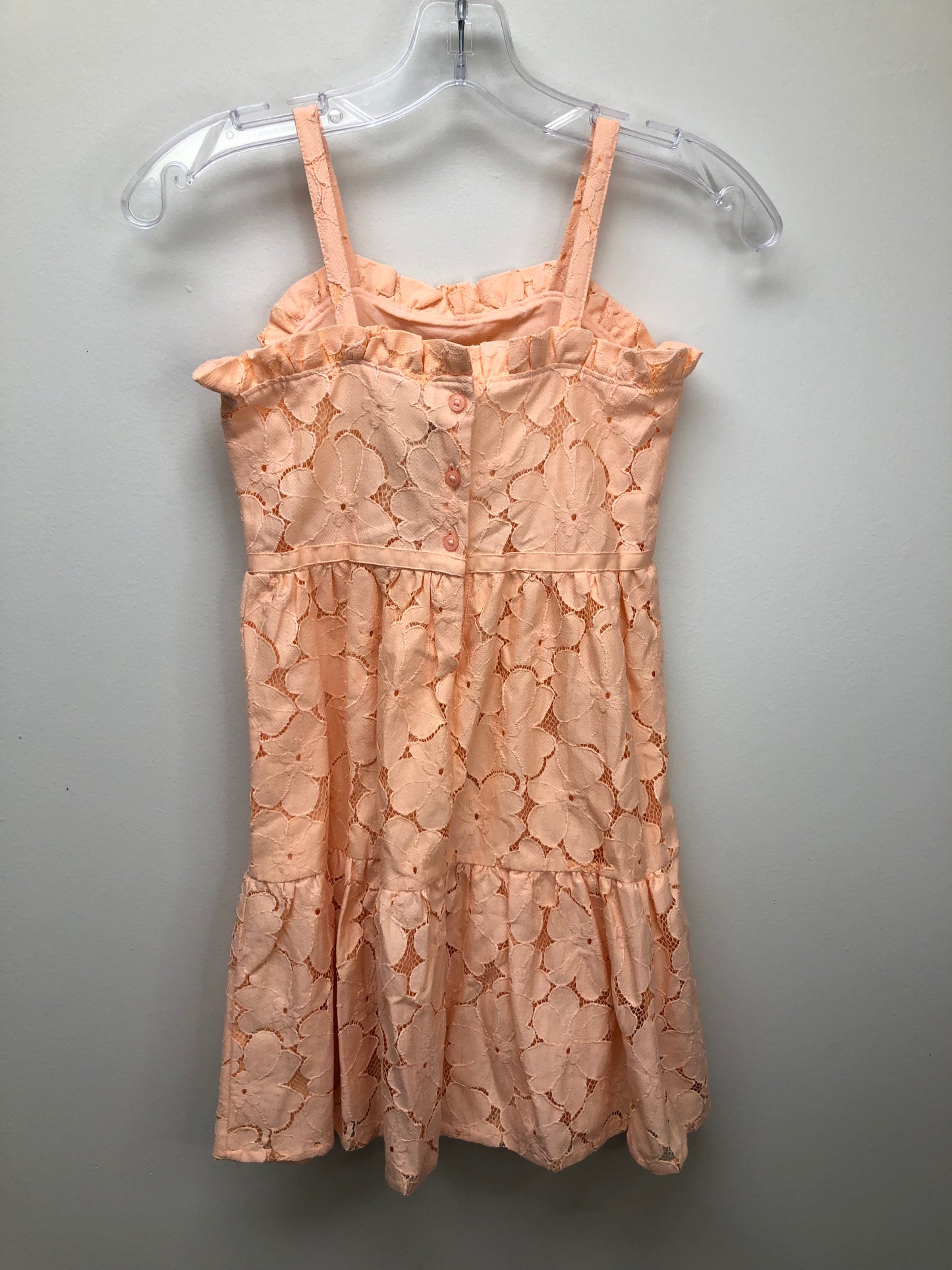 7 Janie and Jack peach floral Dress