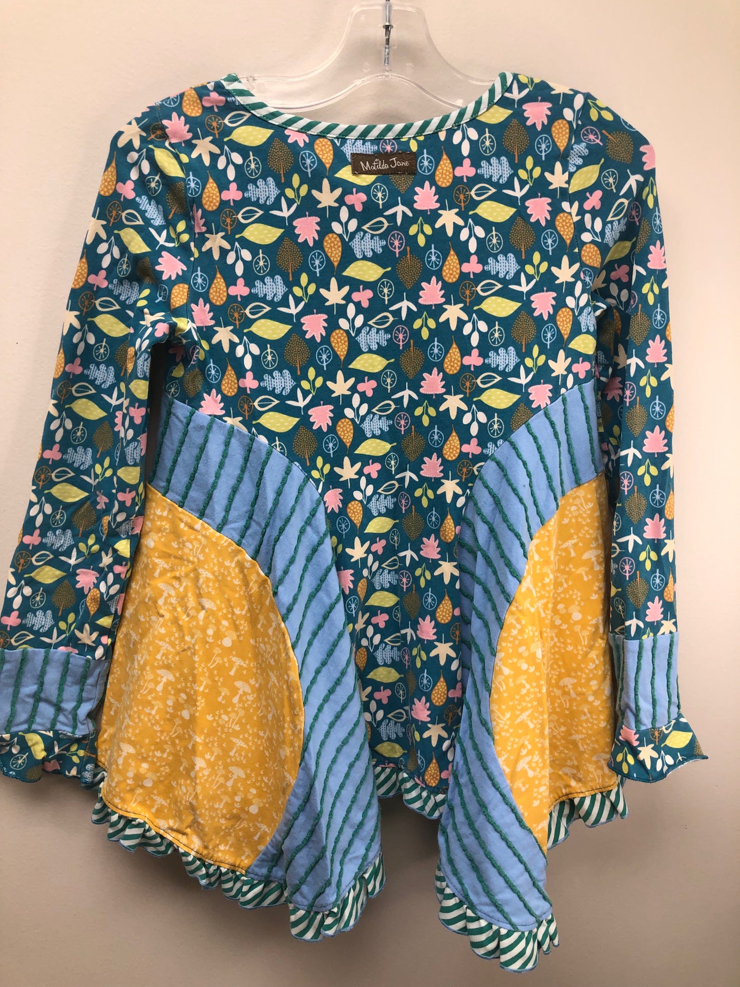 8 Matilda Jane blue floral Shirt