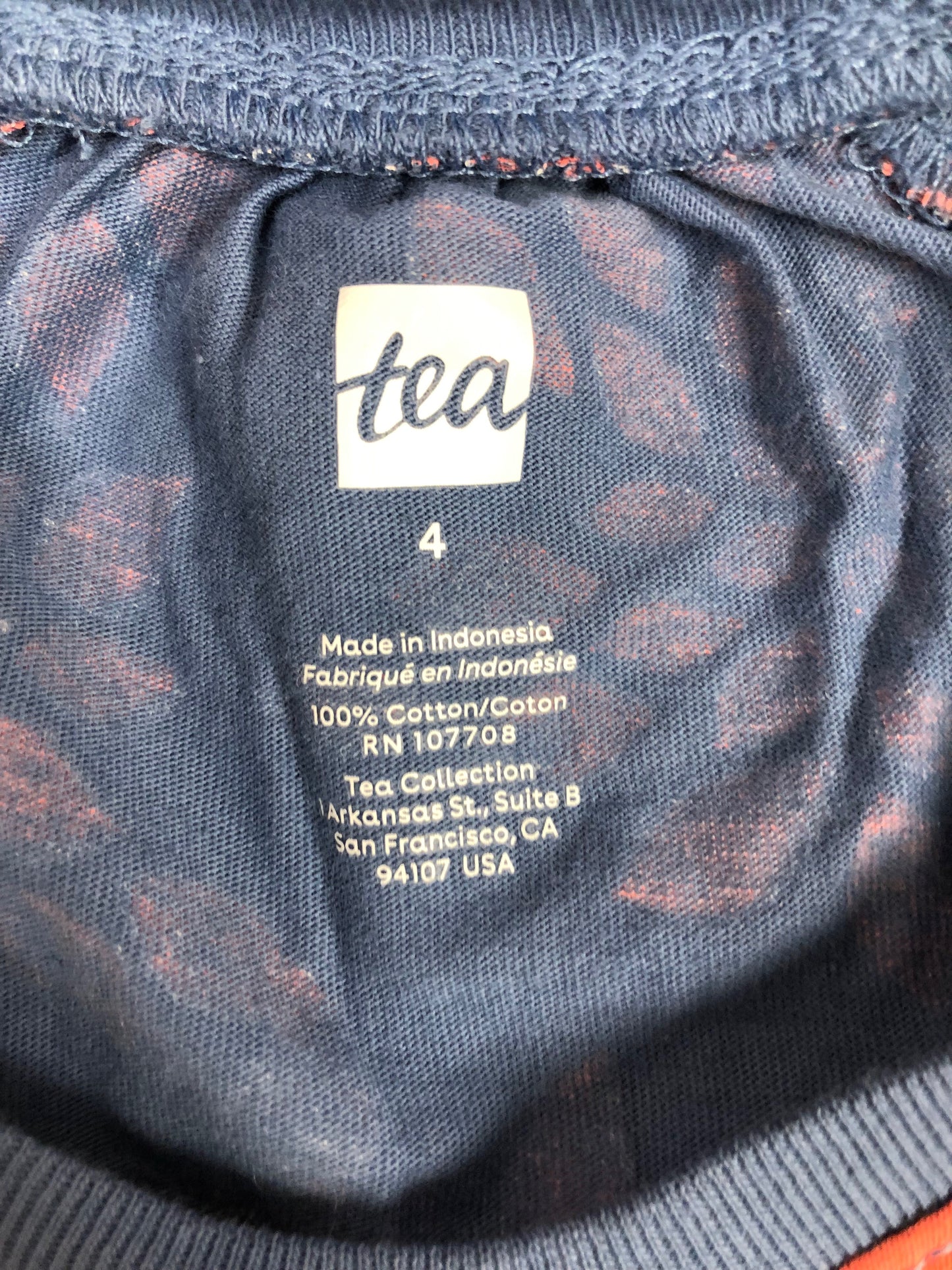 4 tea blue floral Dress