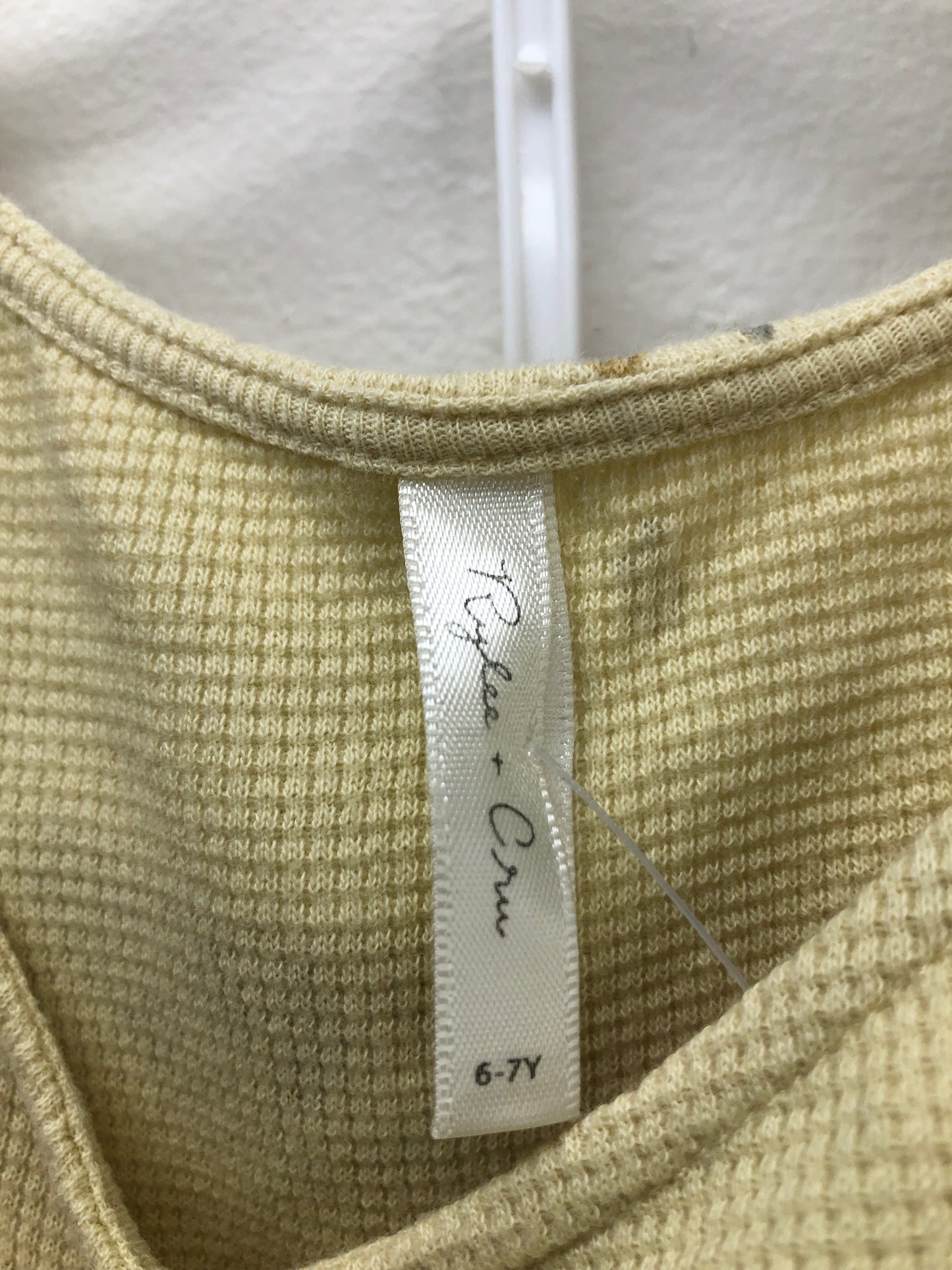 6/7 Rylee & Cru yellow lemons 2 PC Ensembles