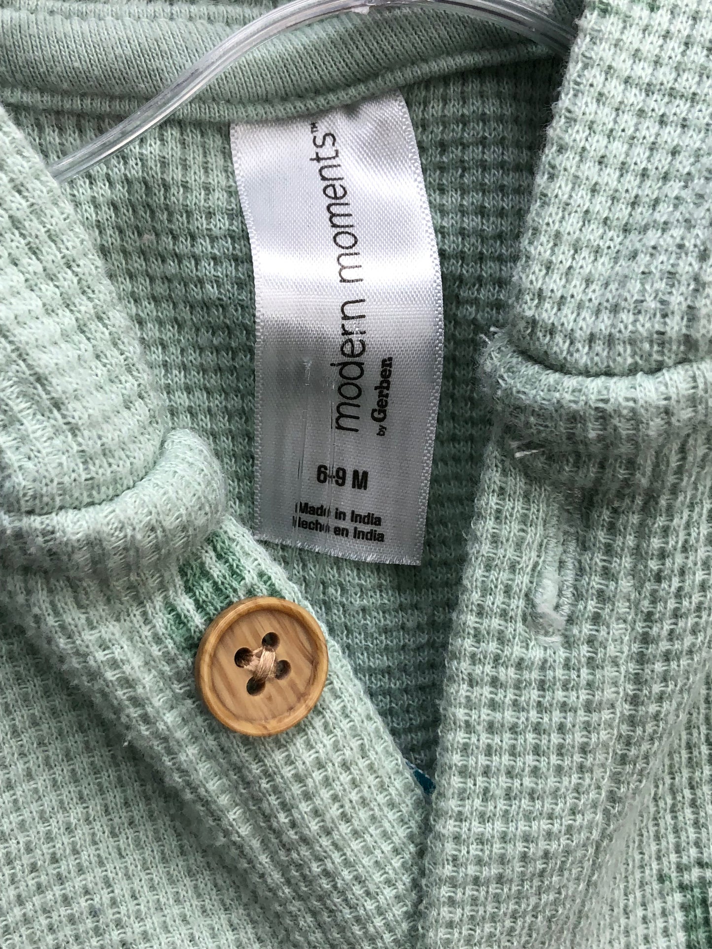 6-12m Modern Moments mint cactus Romper
