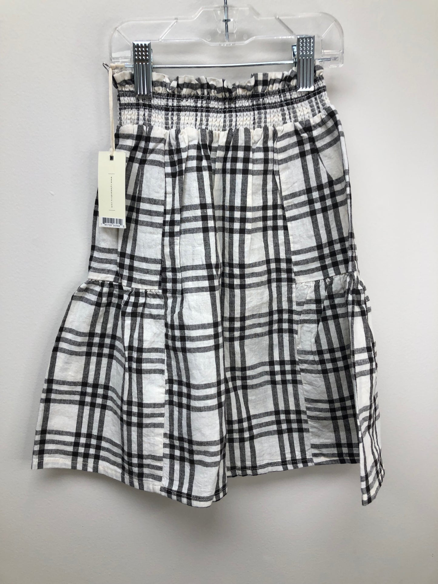 2T Rylee & Cru NEW brown plaid Skirt