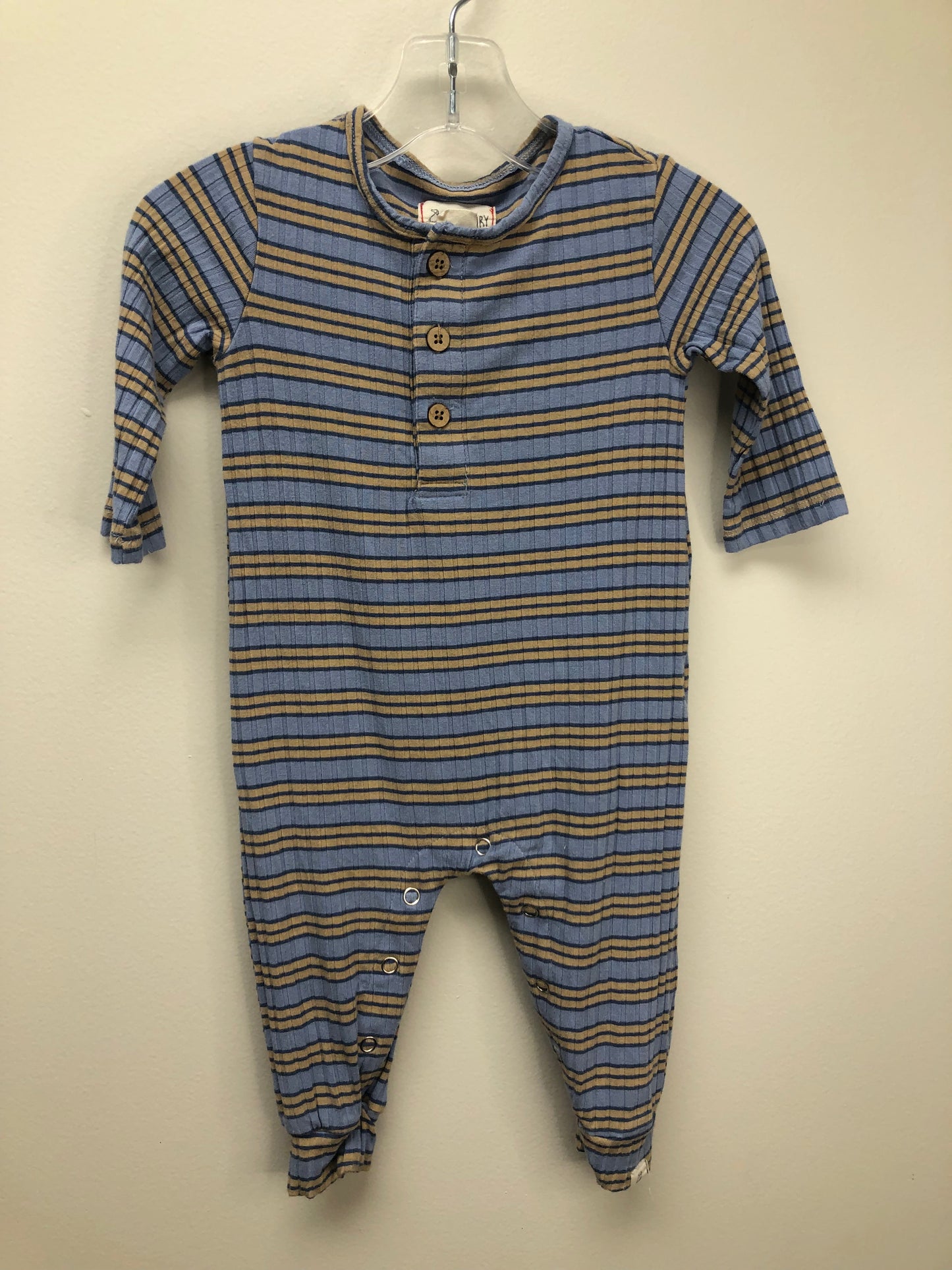 0-3m Me & Henry blue stripe 1 PC Ensemble