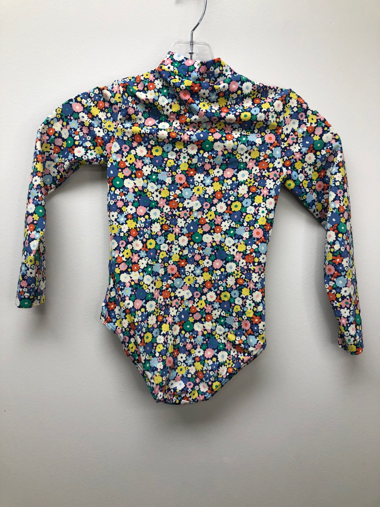 Boden Child Size 5 navy floral Swimwear