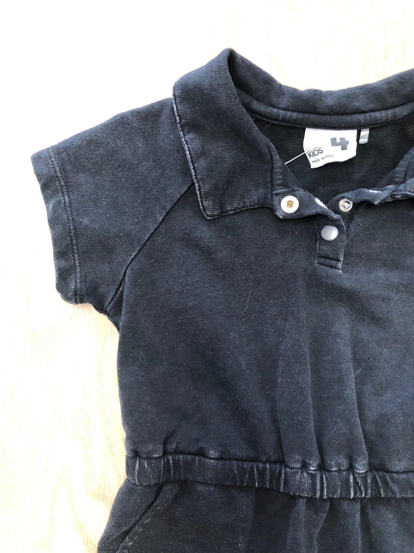 Cotton on Kids Child Size 4 Charcoal Dress