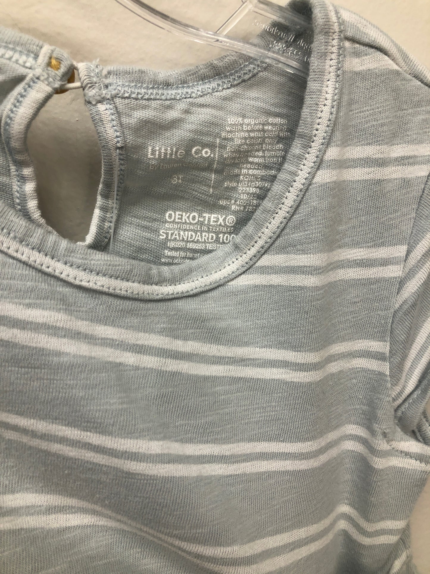 3t Little Co. blue stripe Dress