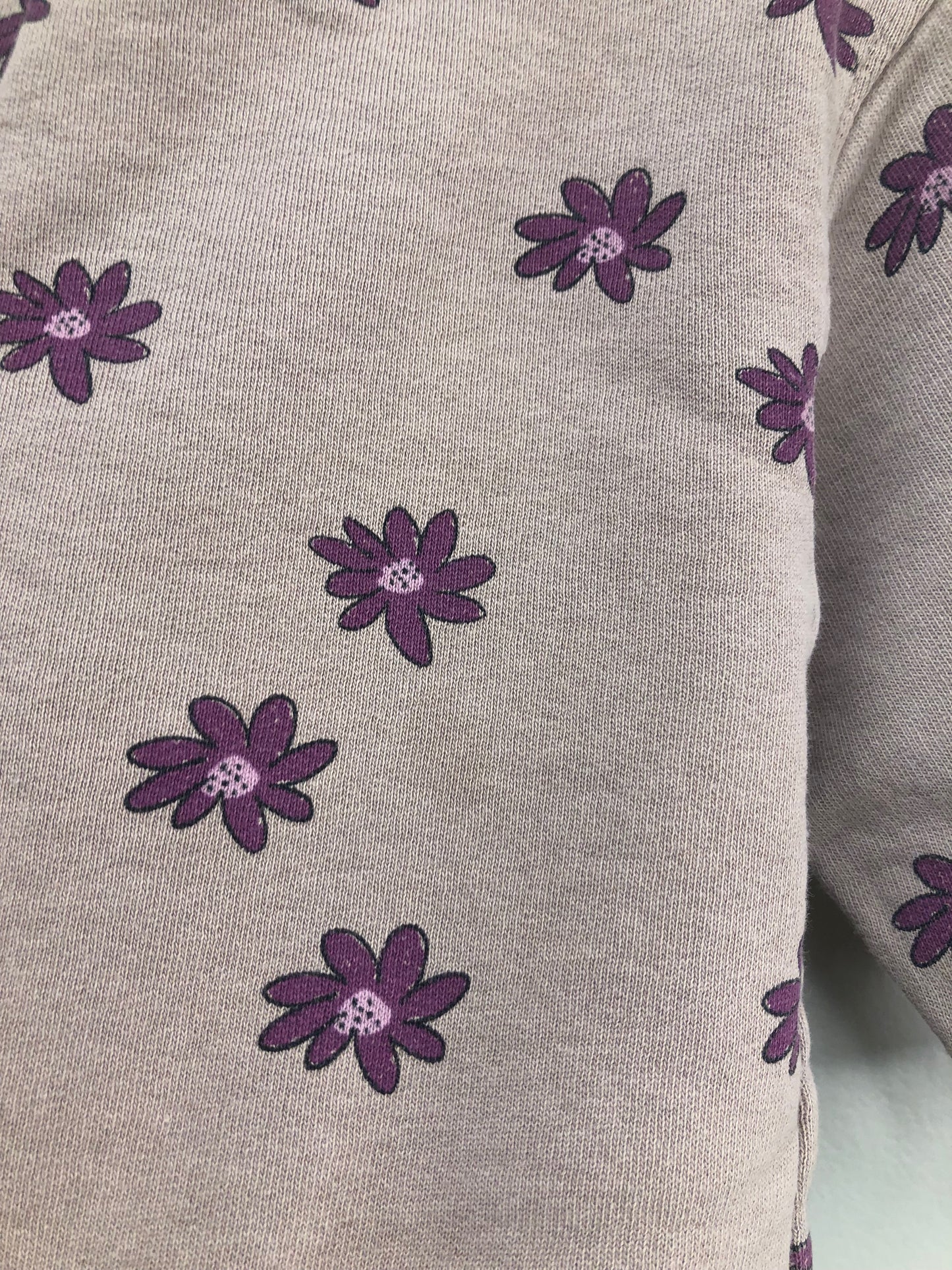 18-24m Zara purple floral Sweatshirt