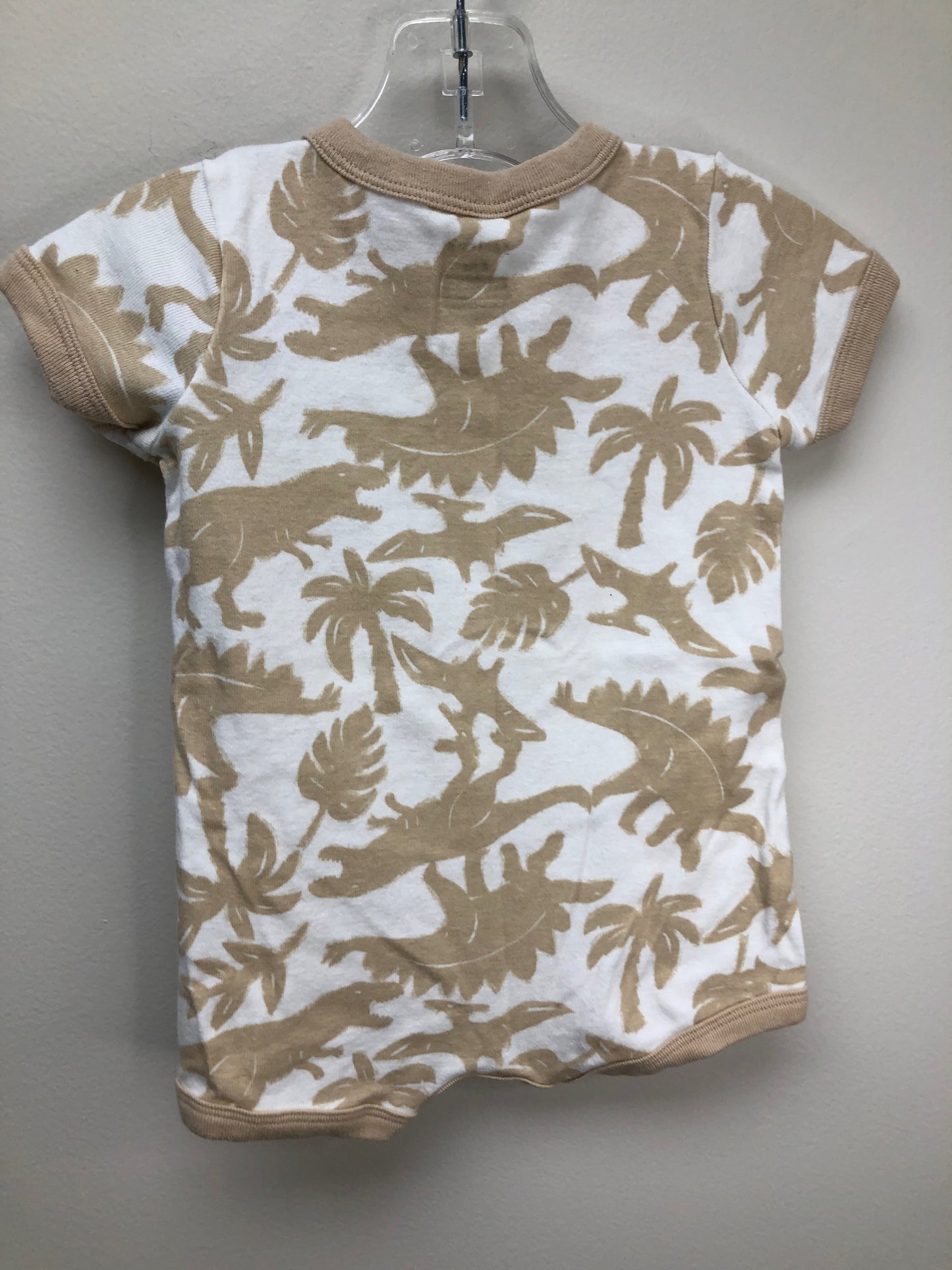 6m Carter's tan dinosaur Romper