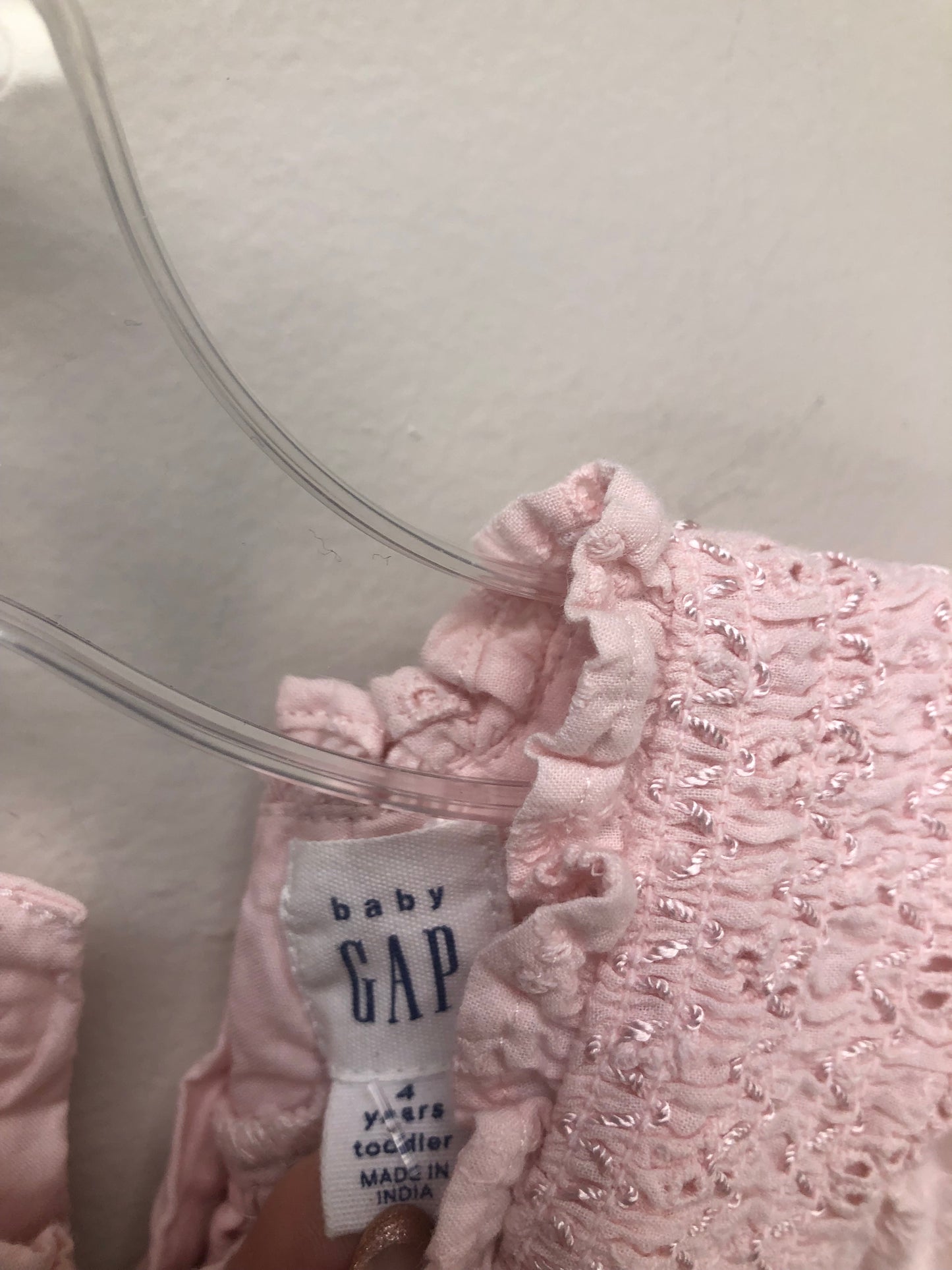 4T GAP pink eyelet Dress