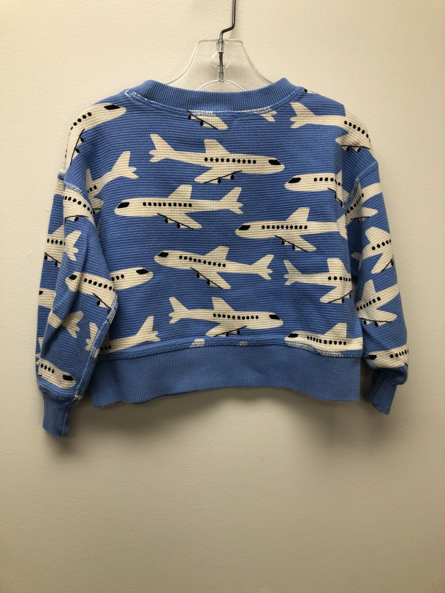 Size 3T Hanna Andersson blue airplane Sweater