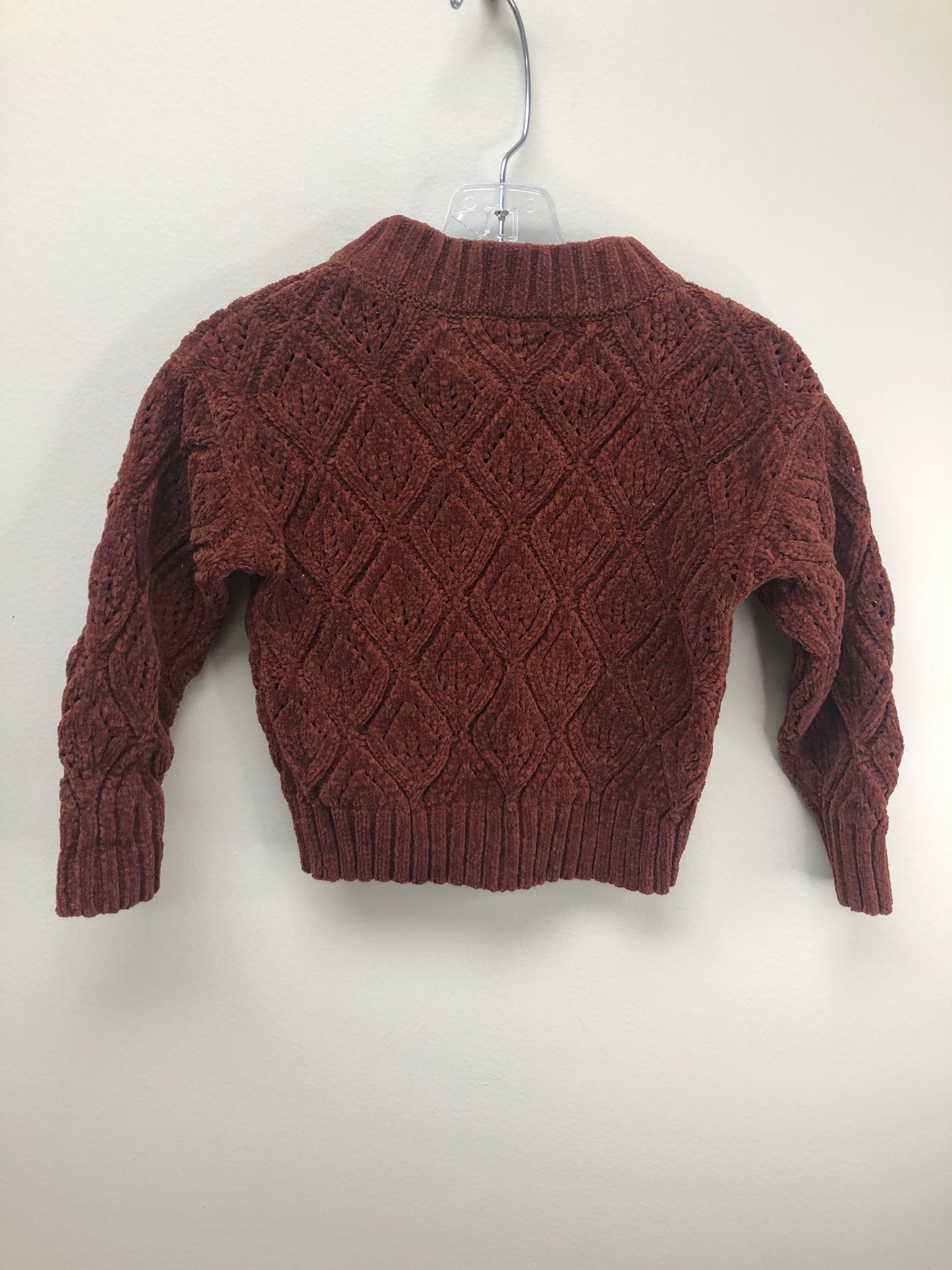2T Old Navy rust knit Sweater