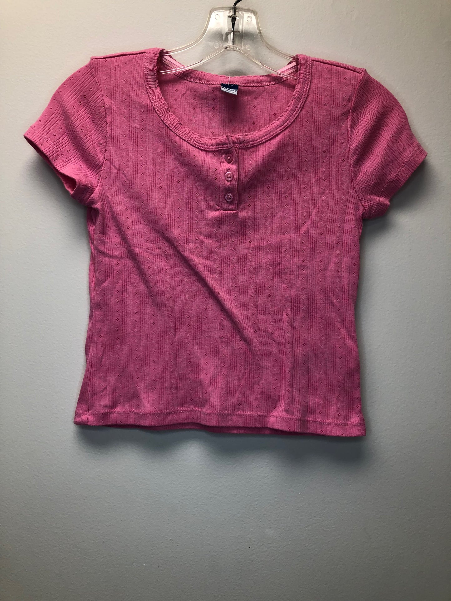 10/12 Old Navy pink pointelle Shirt