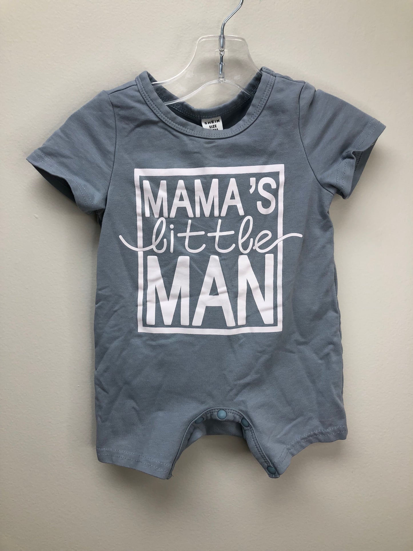 6-9m Shein blue Romper