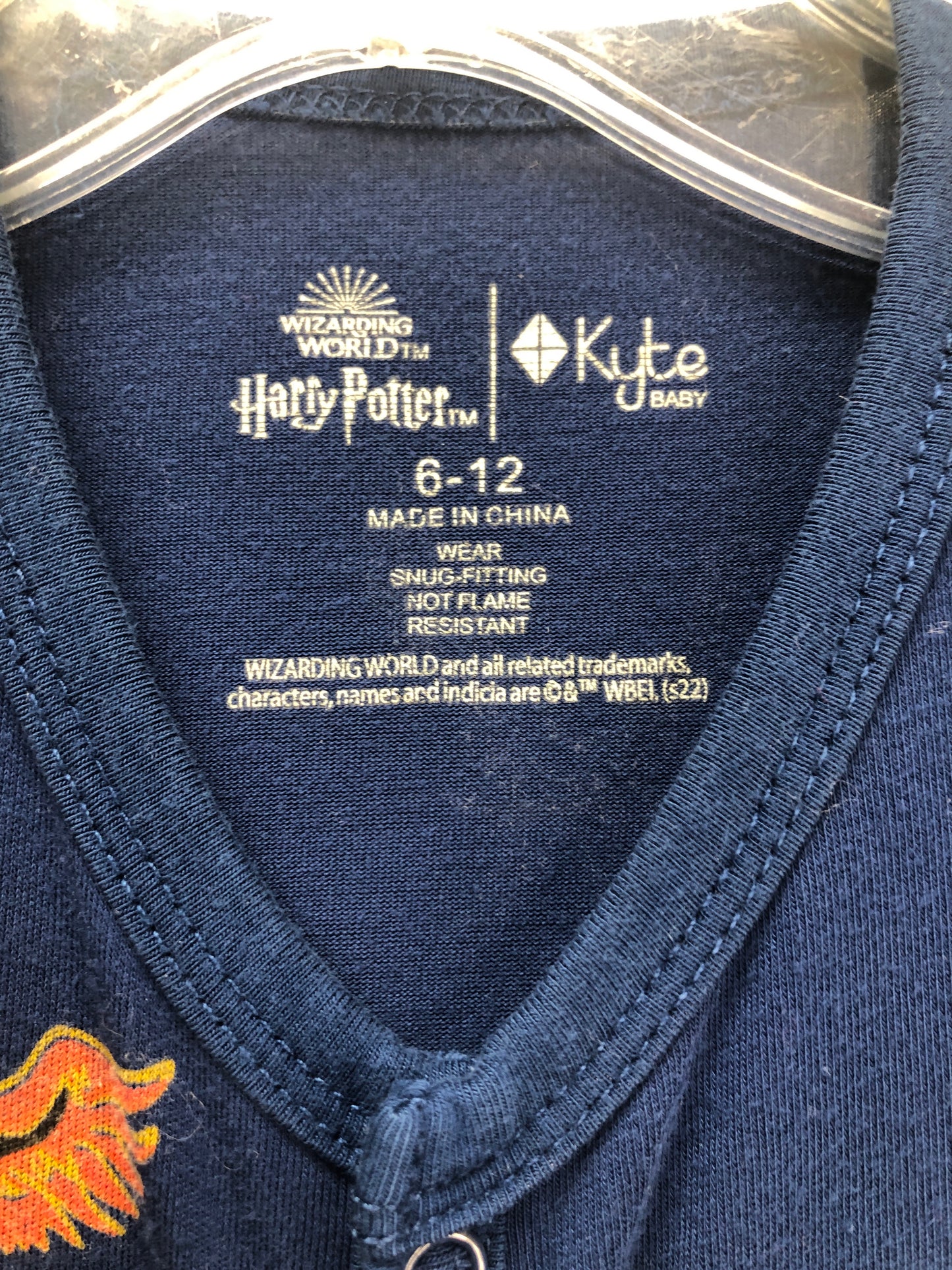Kyte Child Size 6 Months navy Harry Potter Sleeper