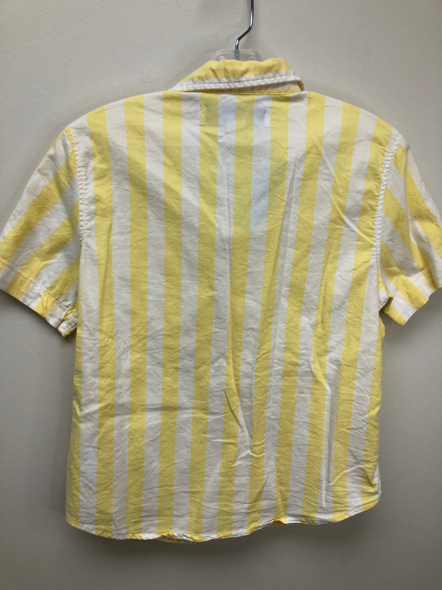 6-7 Old Navy yellow stripe Shirt
